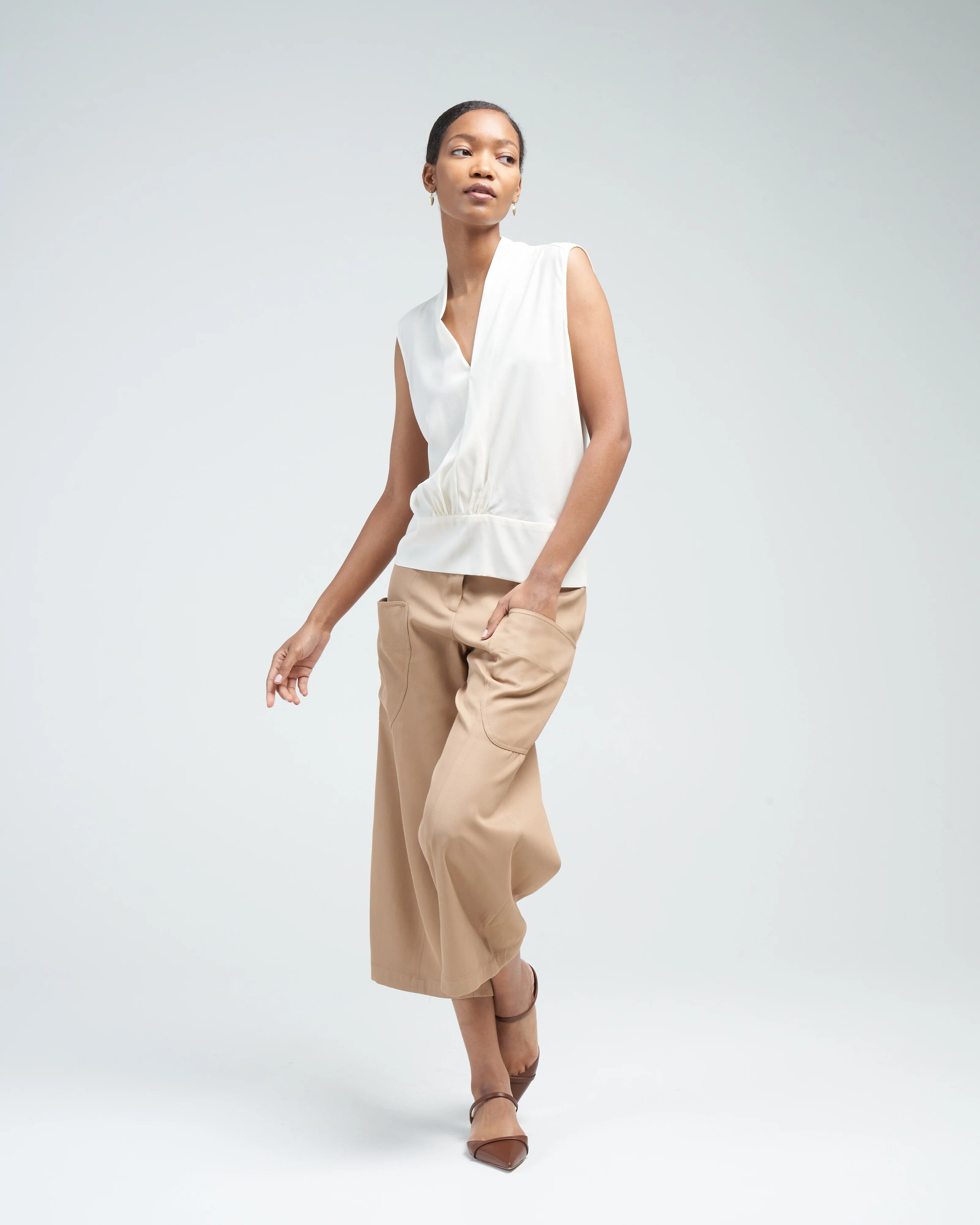 sacha top - white pepper - Image 2
