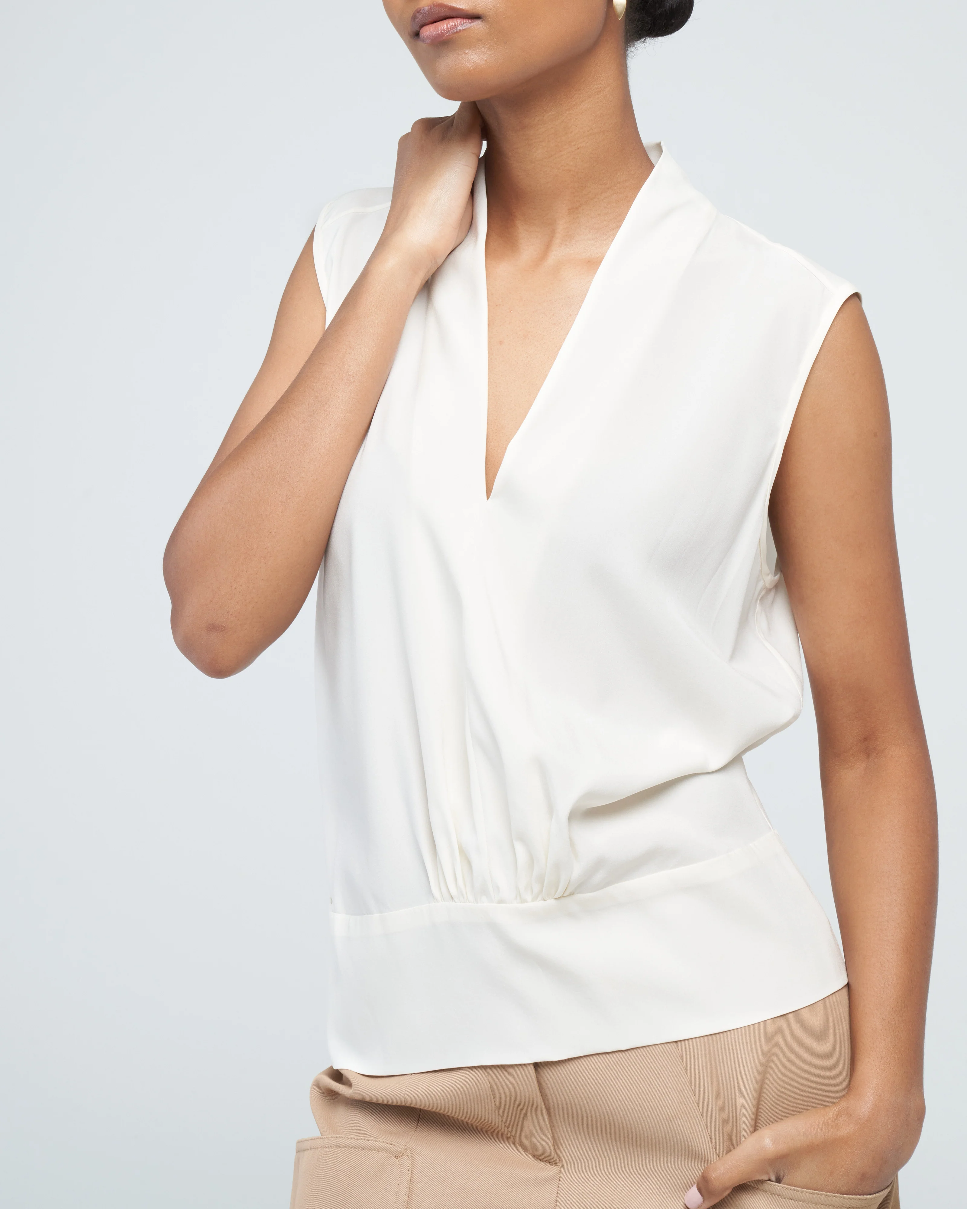 sacha top - white pepper - Image 5