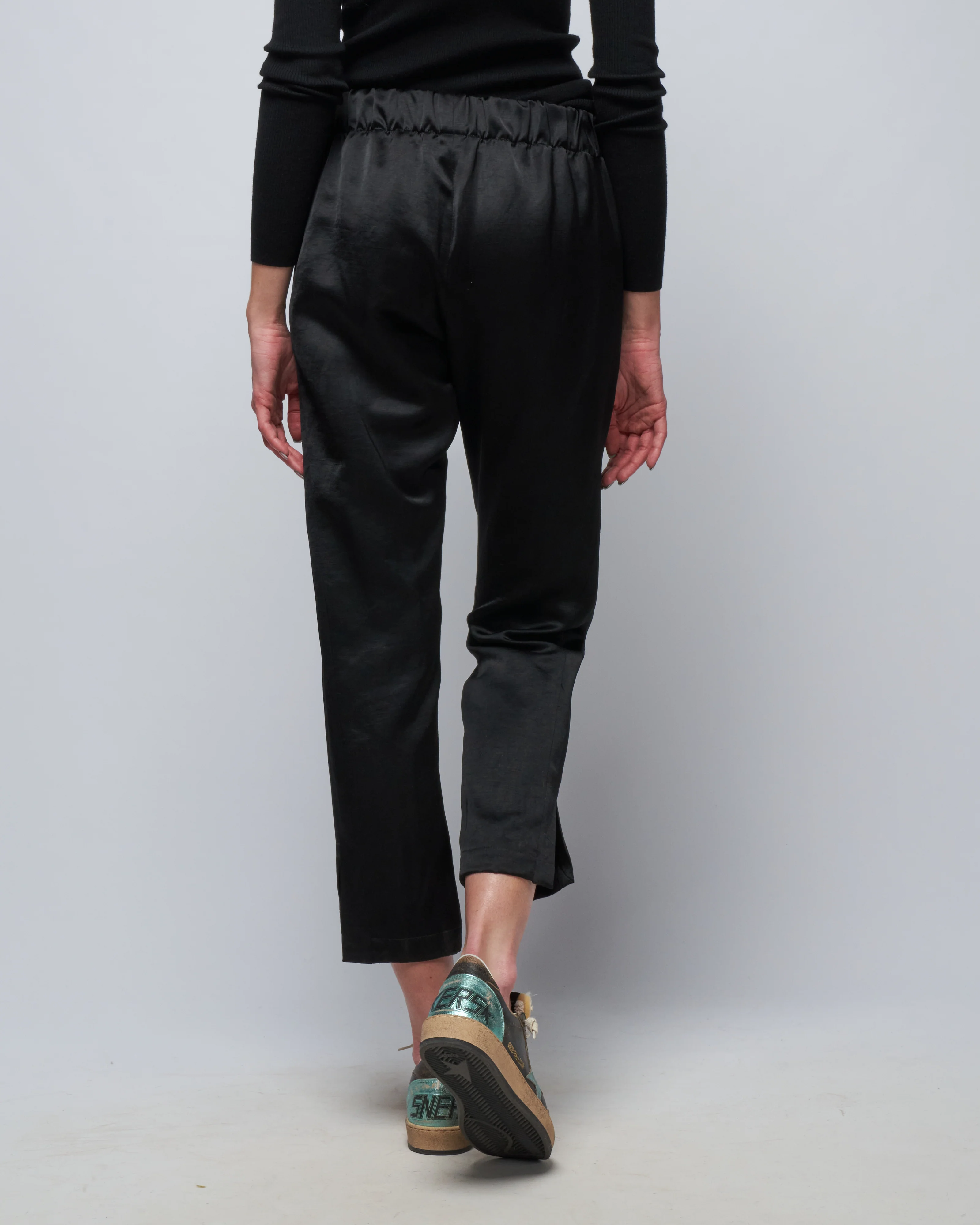 slim elli pant- doppio - black - Image 4