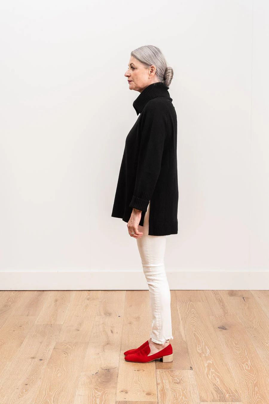 split rollneck sweater - Image 2