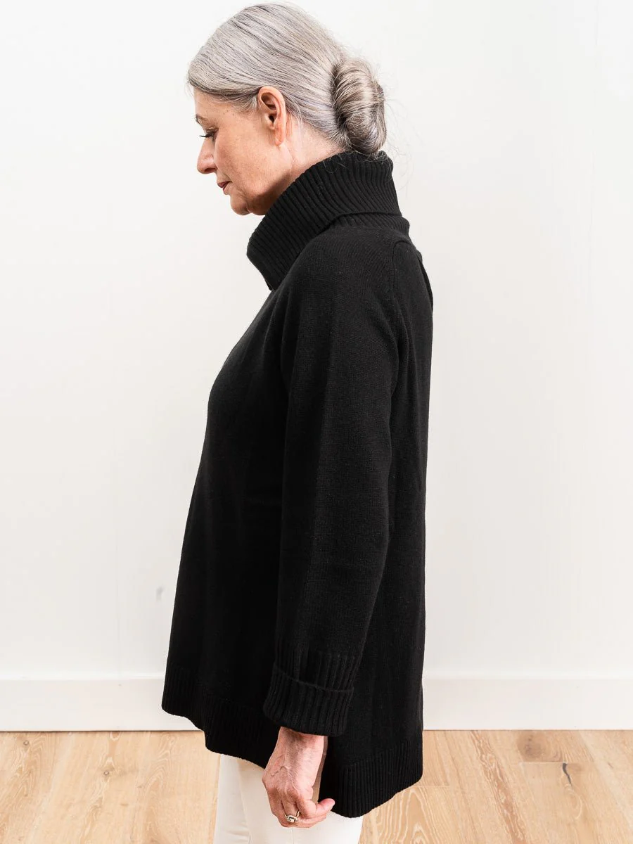 split rollneck sweater - Image 5