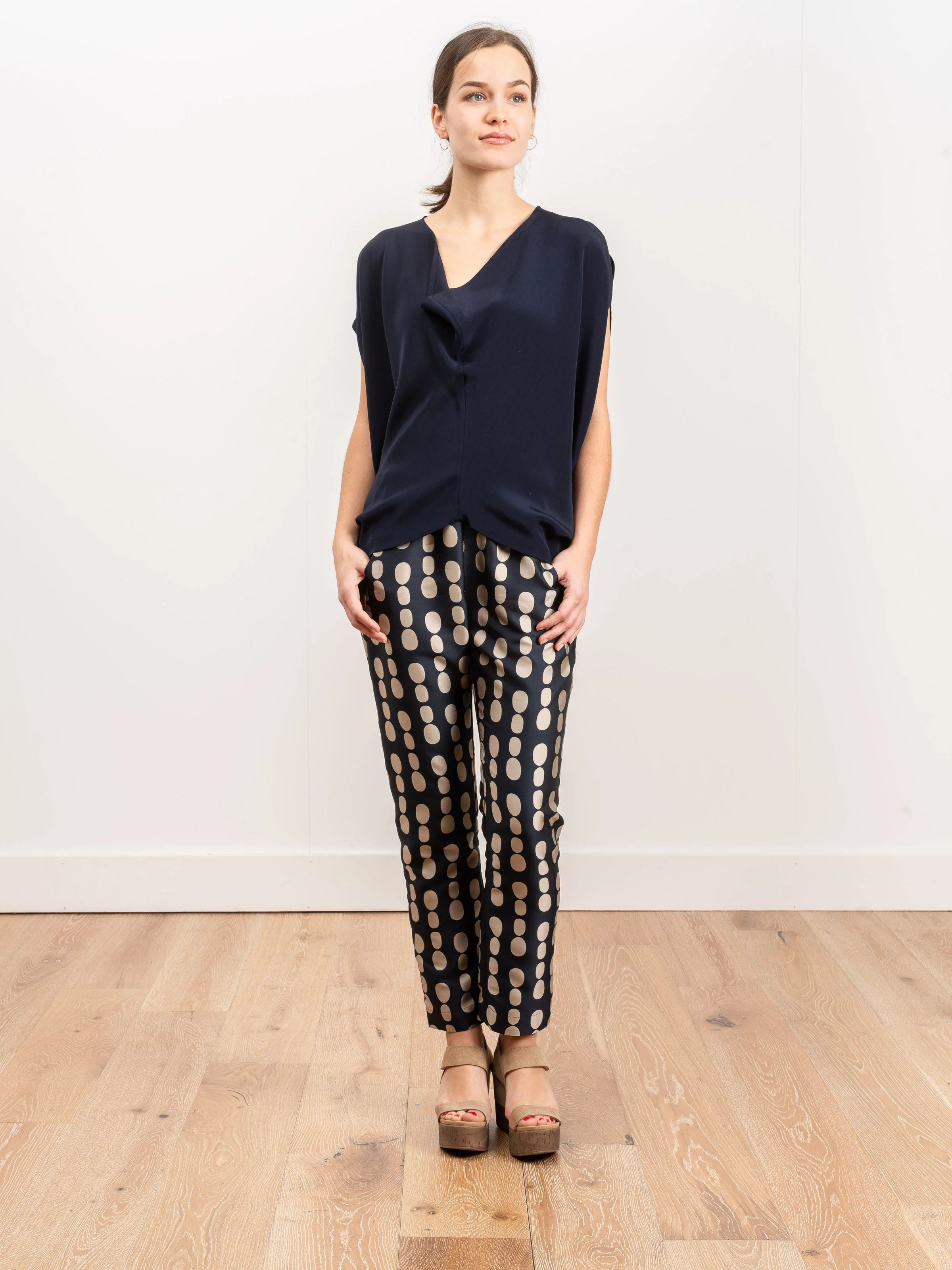 tabi print pant - ink griege - Image 4