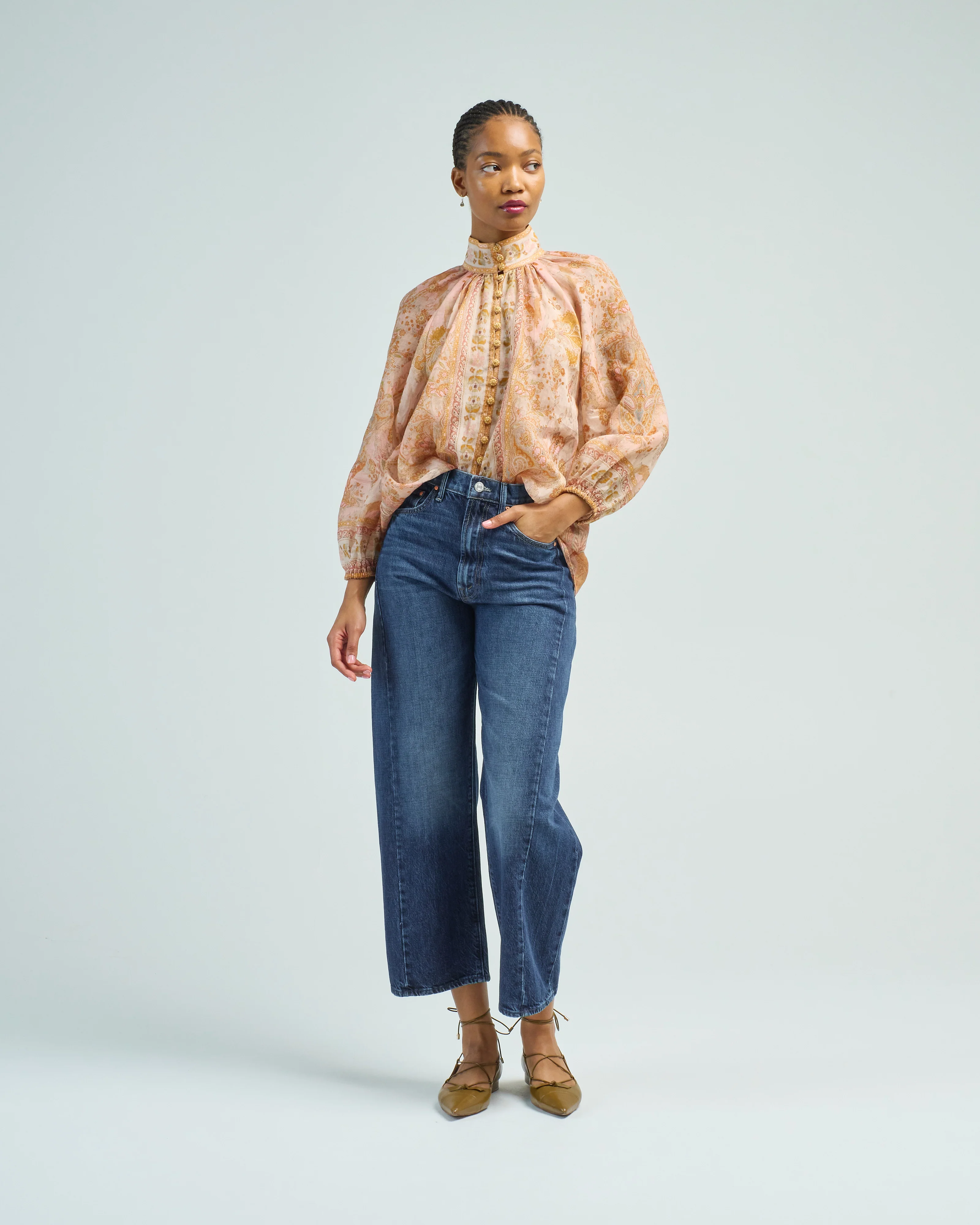 acacia billow blouse - Image 2