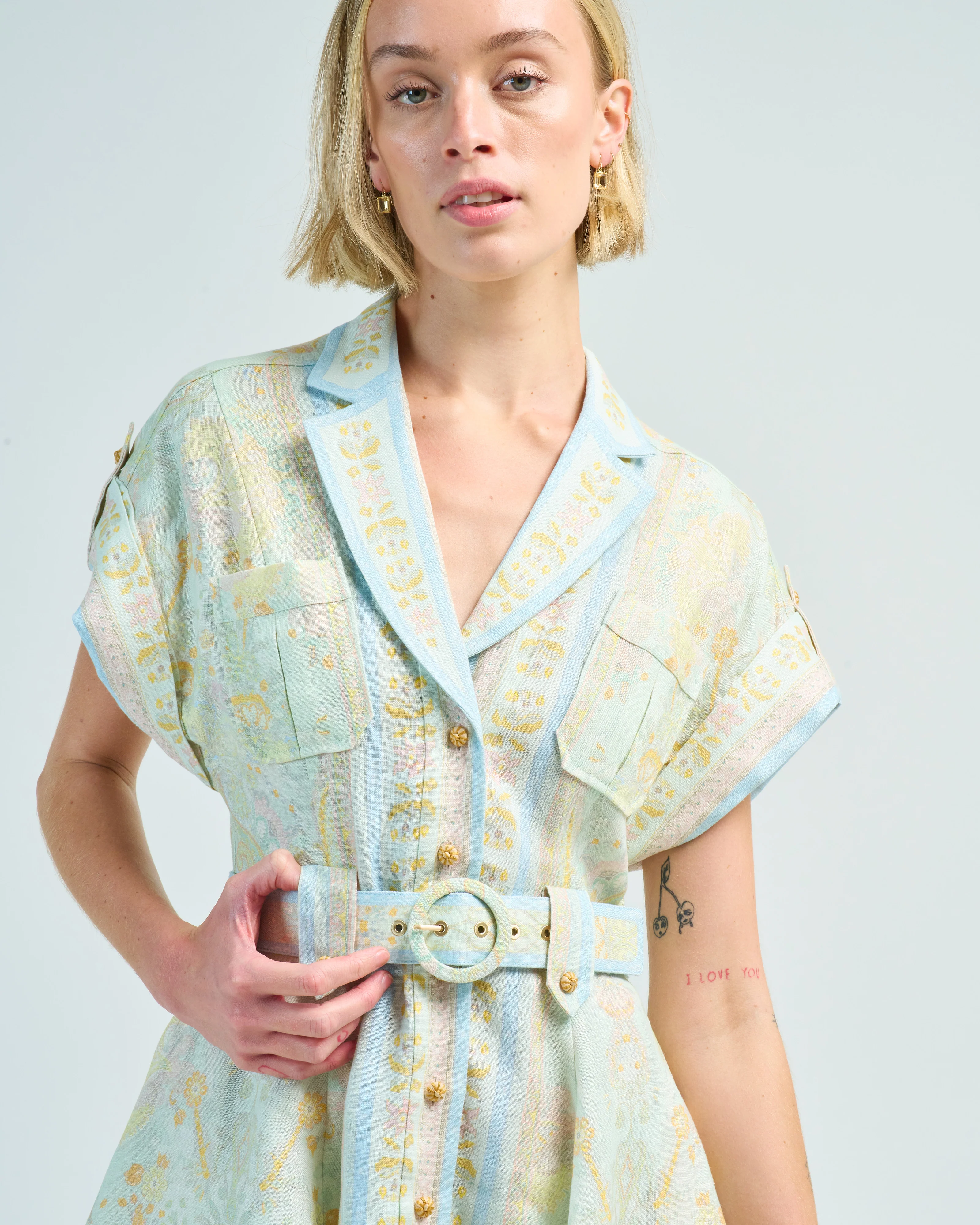 acacia mini shirt dress - Image 5