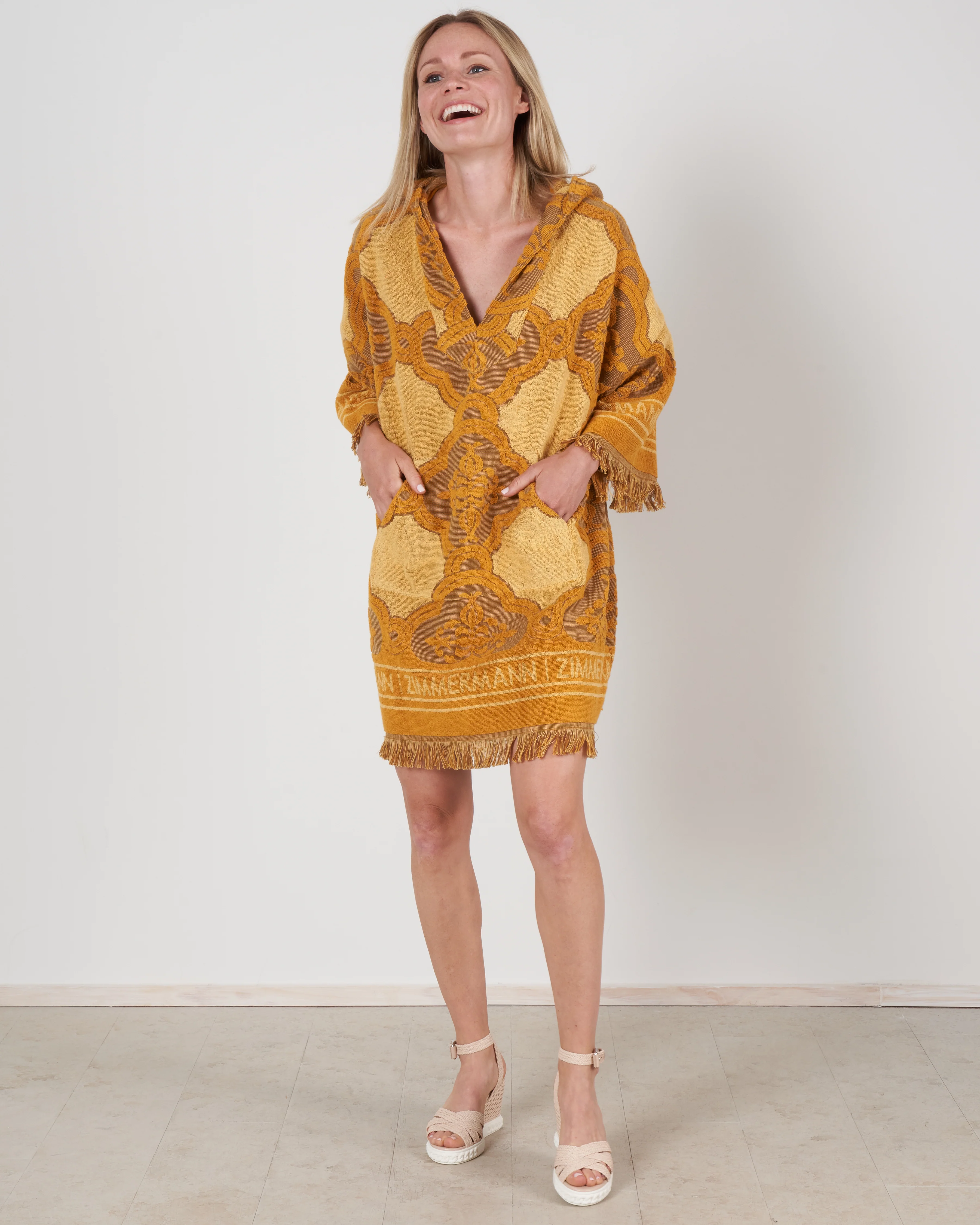 aliane terry towel dress - mustard mtd - Image 2