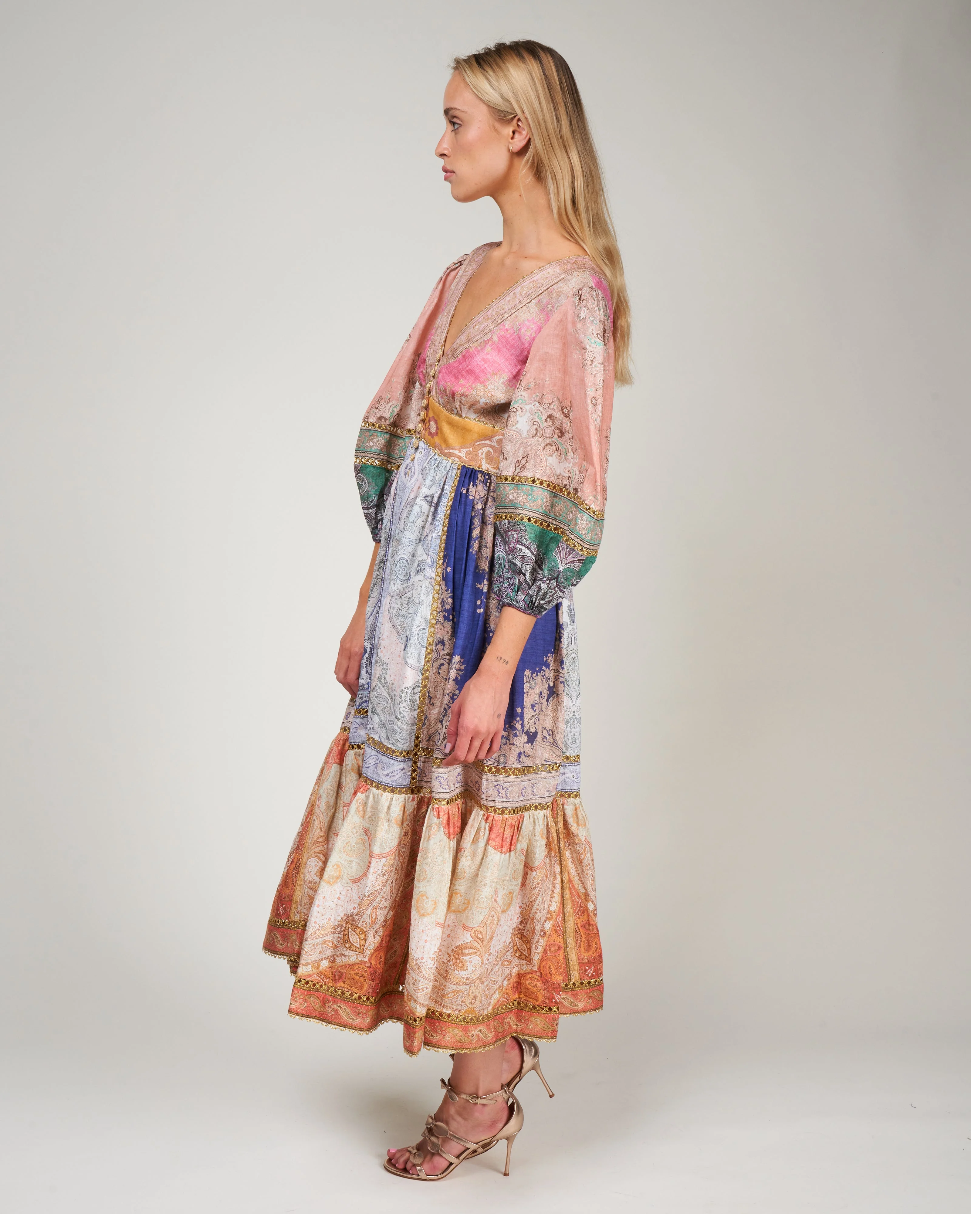 anneke lantern midi dress - spliced - Image 2