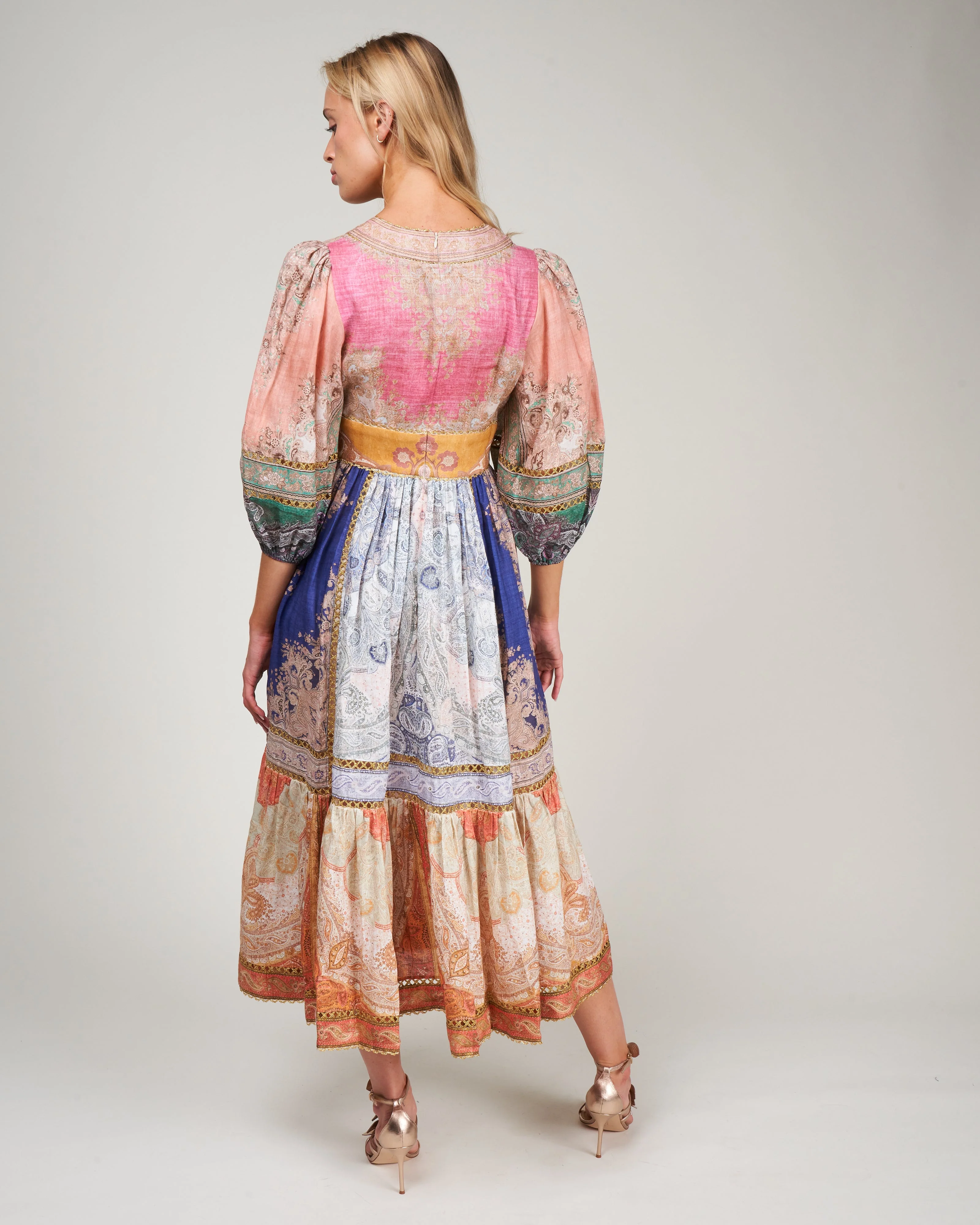 anneke lantern midi dress - spliced - Image 3