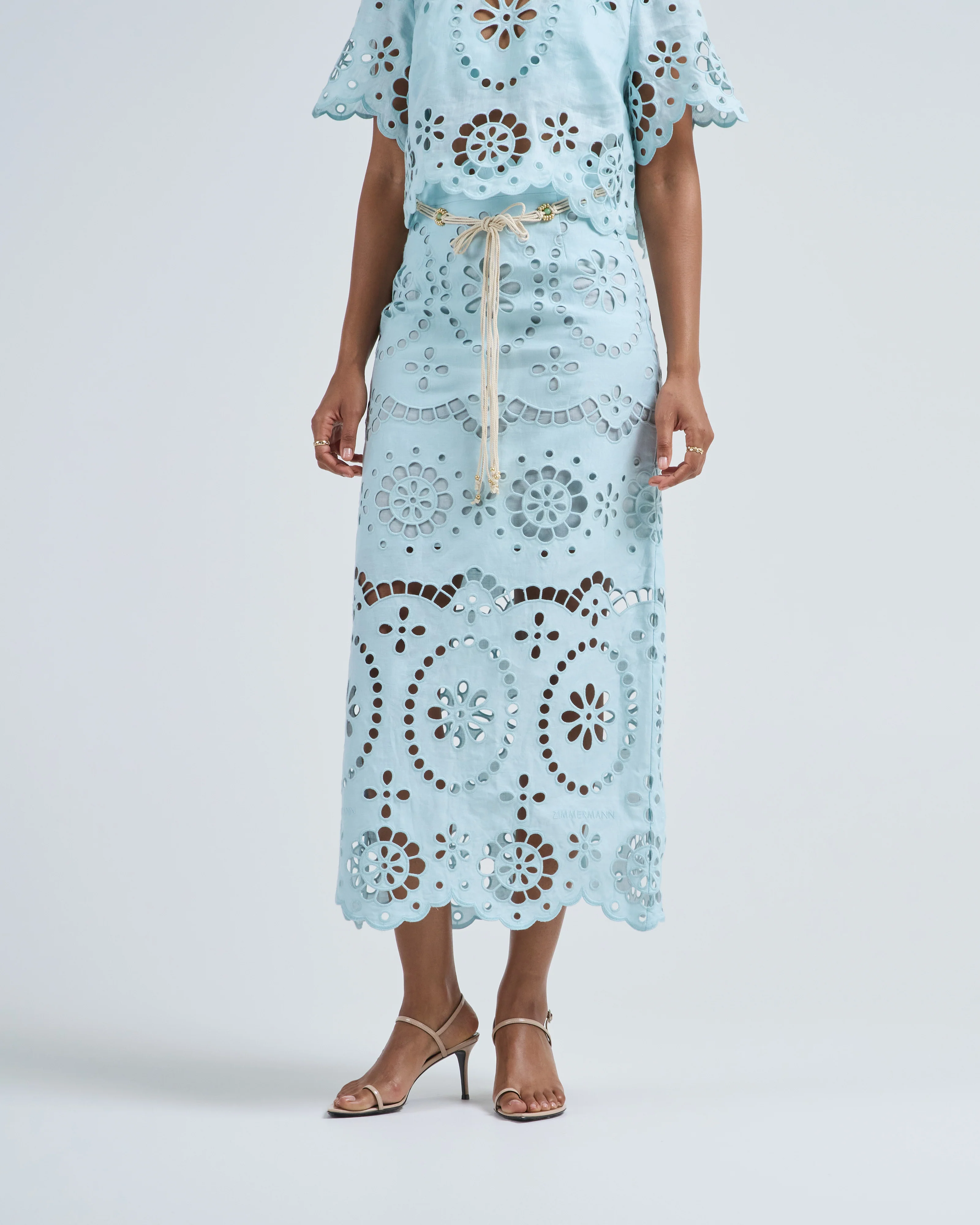 awaken embroidered skirt - Image 3