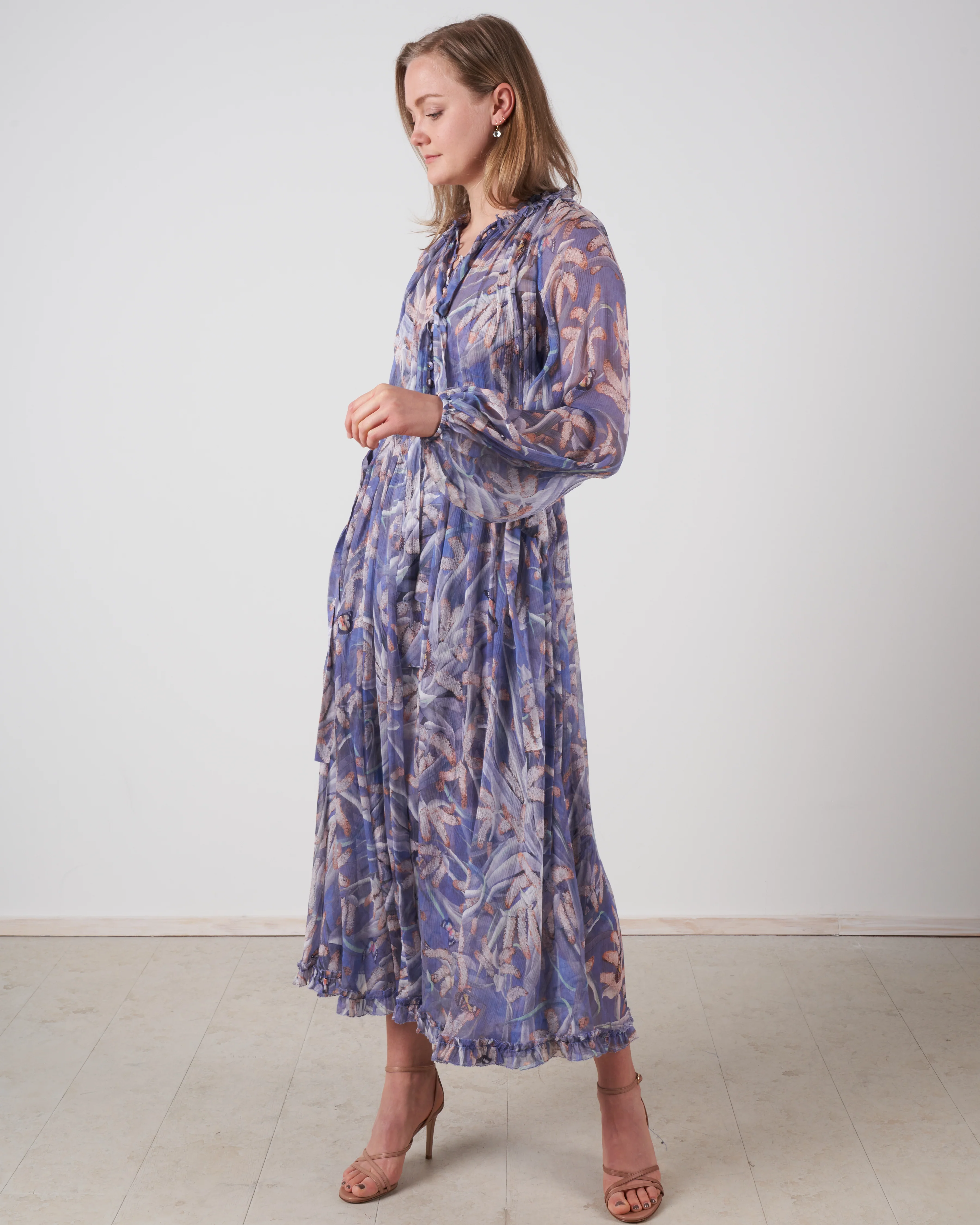 botanica drawn midi dress - pandanus - Image 2
