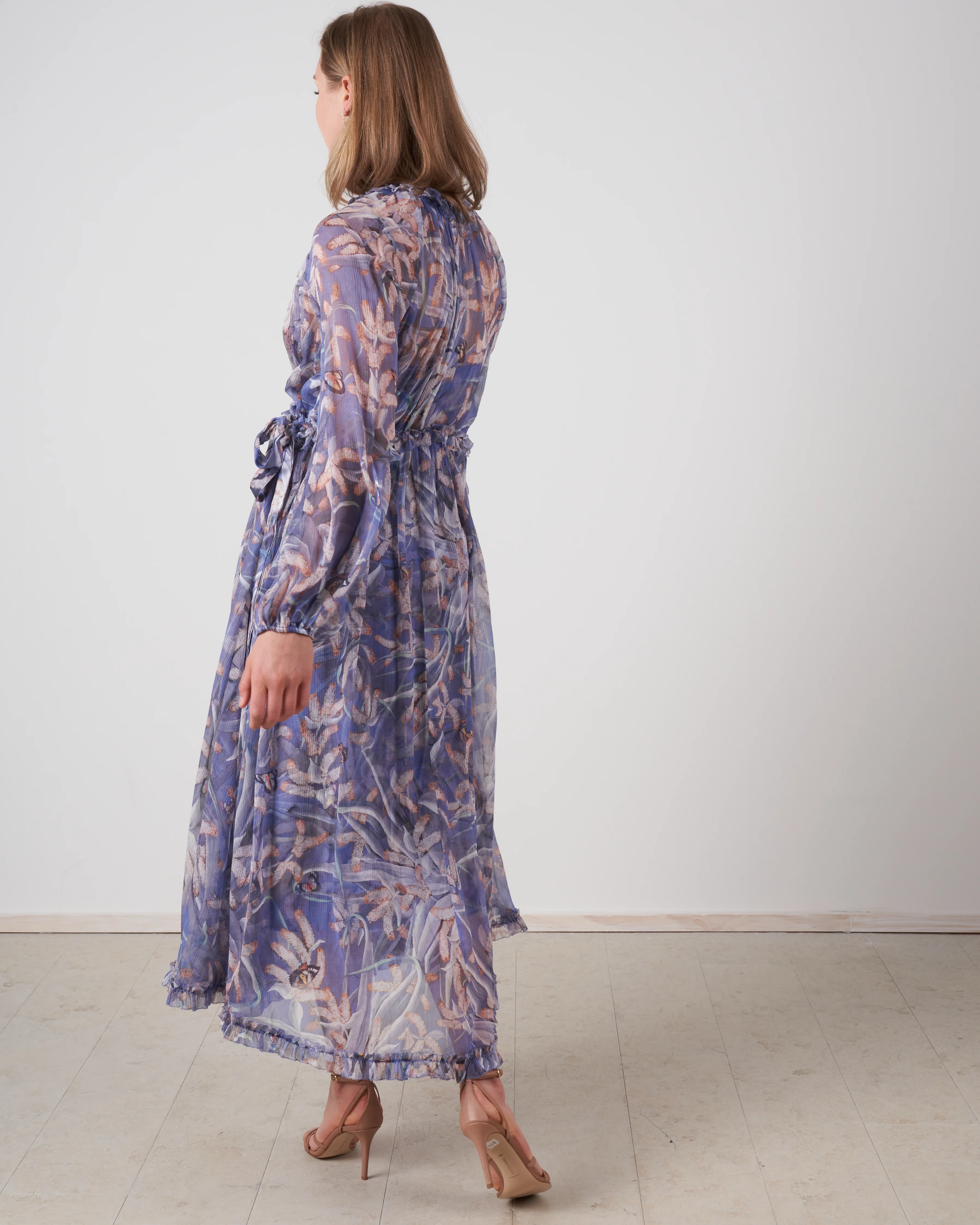 botanica drawn midi dress - pandanus - Image 3
