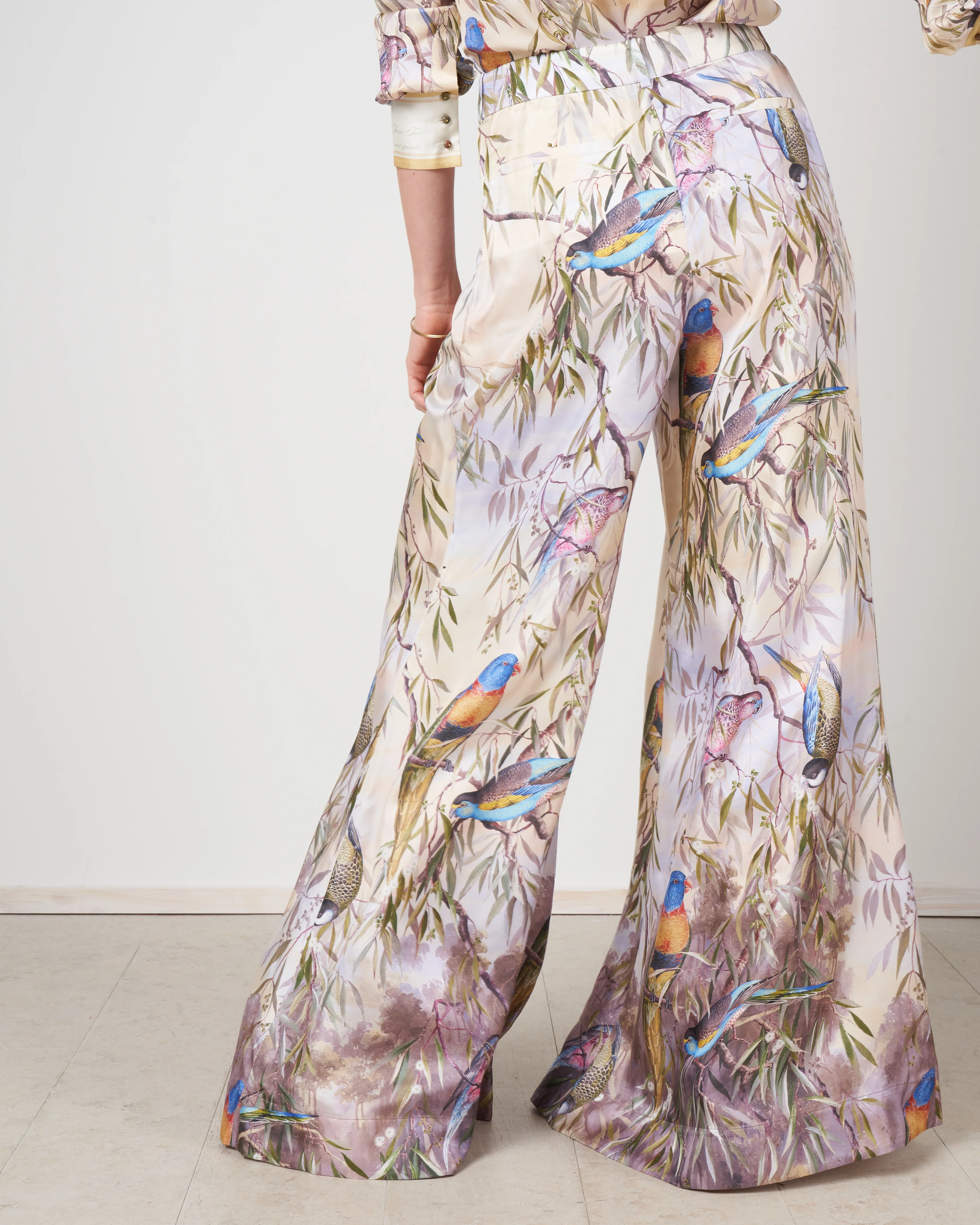 candescent wide leg pant - parakeets - Image 3