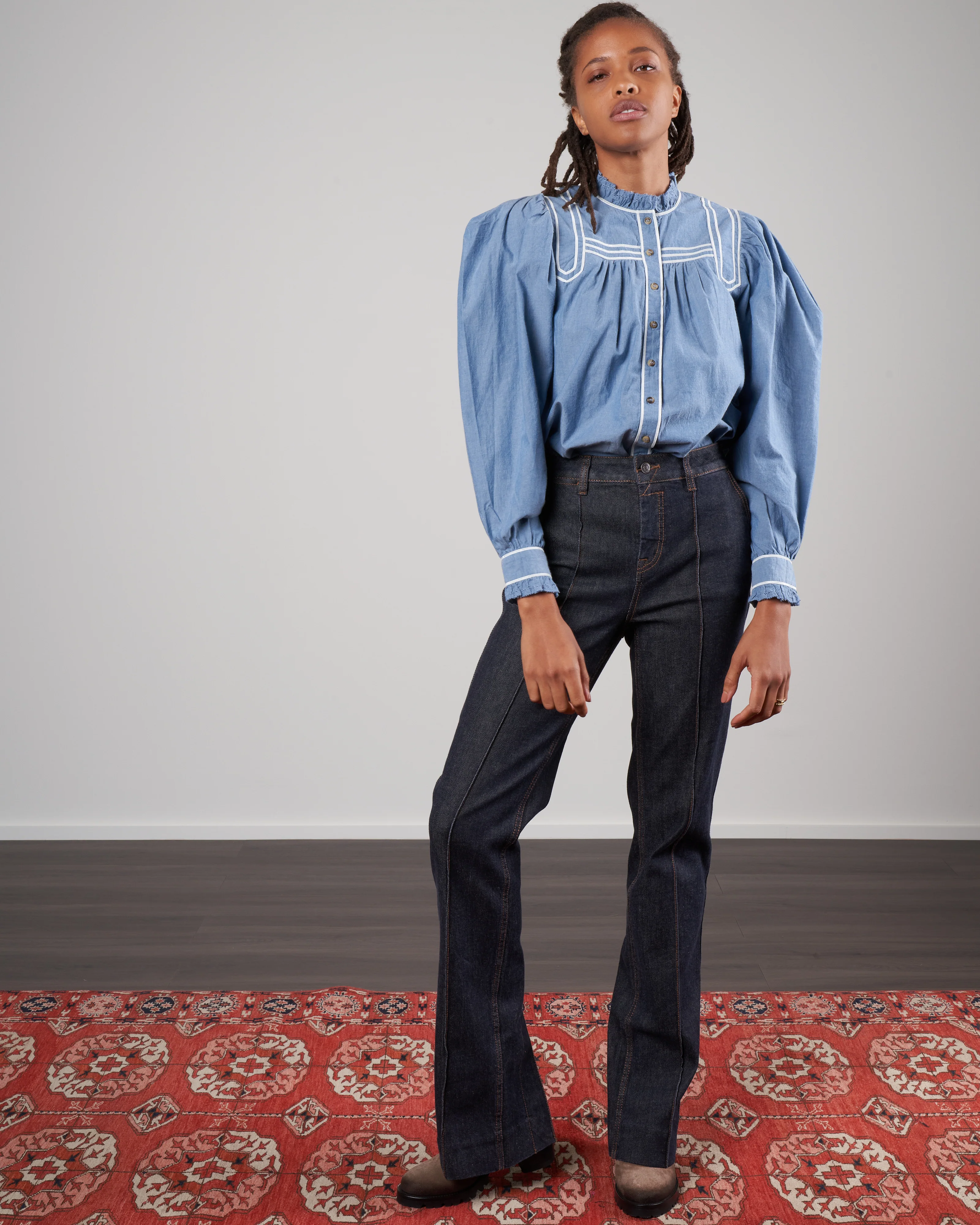 concert stiletto jean - denim - Image 2