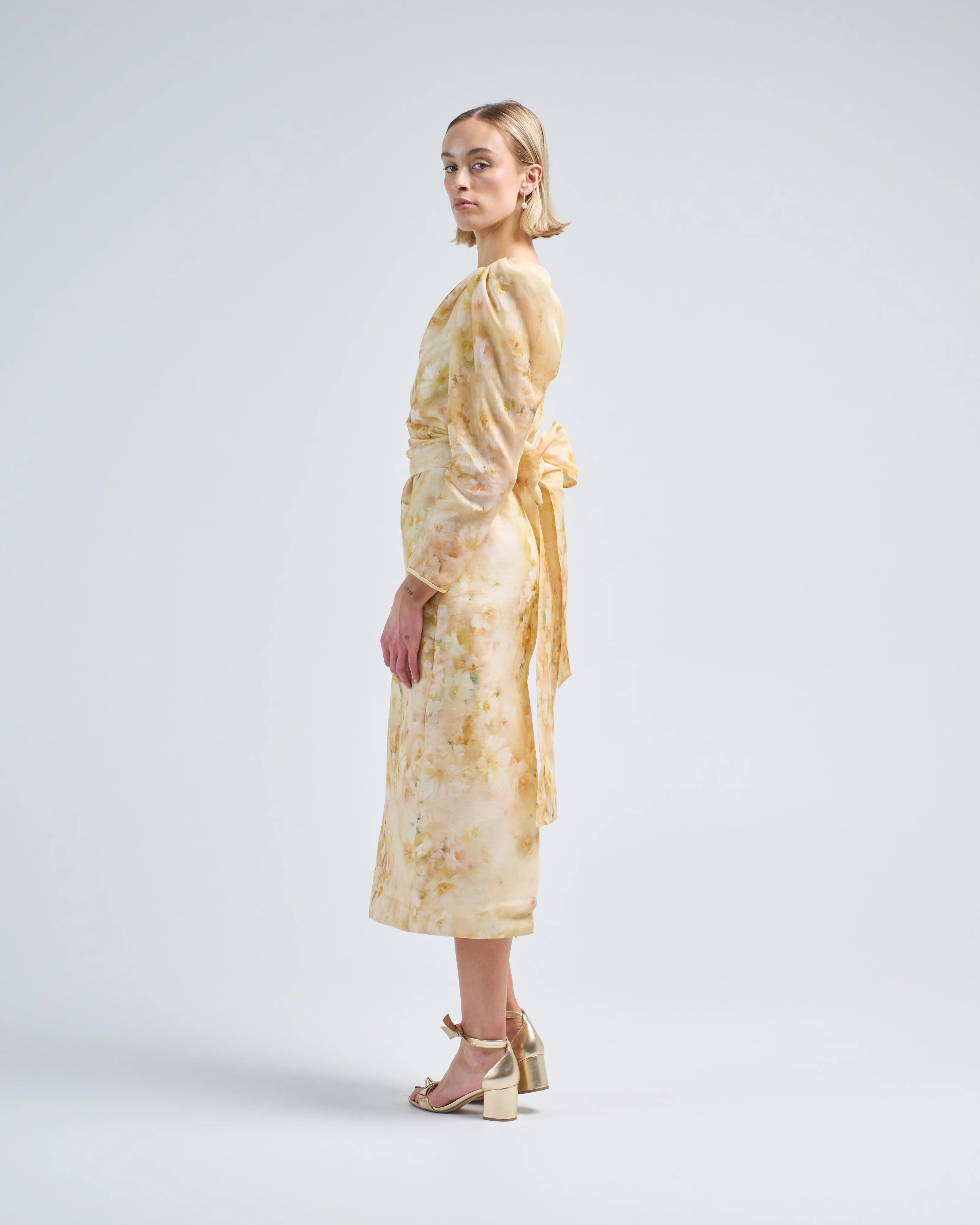 crush asymmetrical midi dress - Image 3