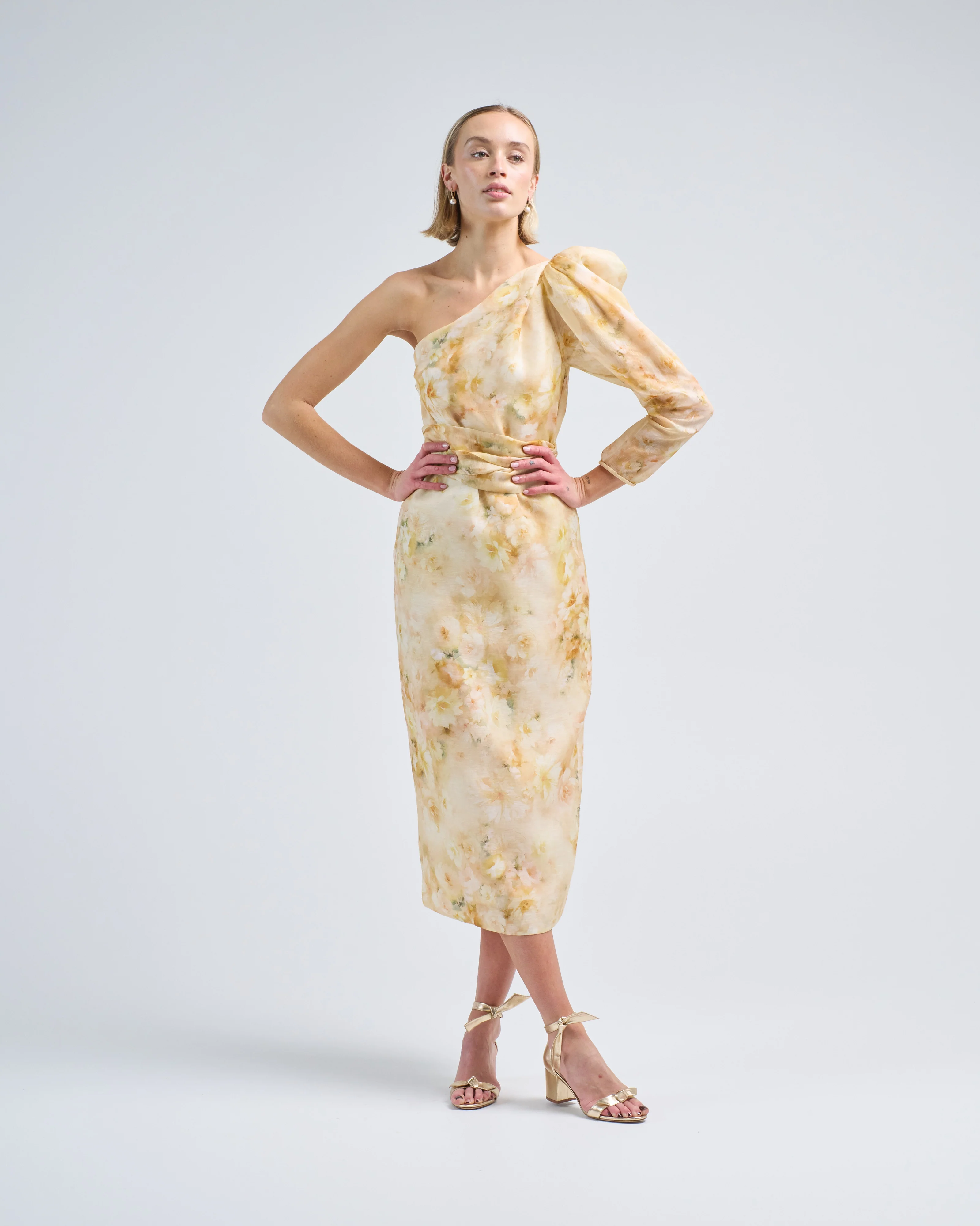 crush asymmetrical midi dress - Image 4