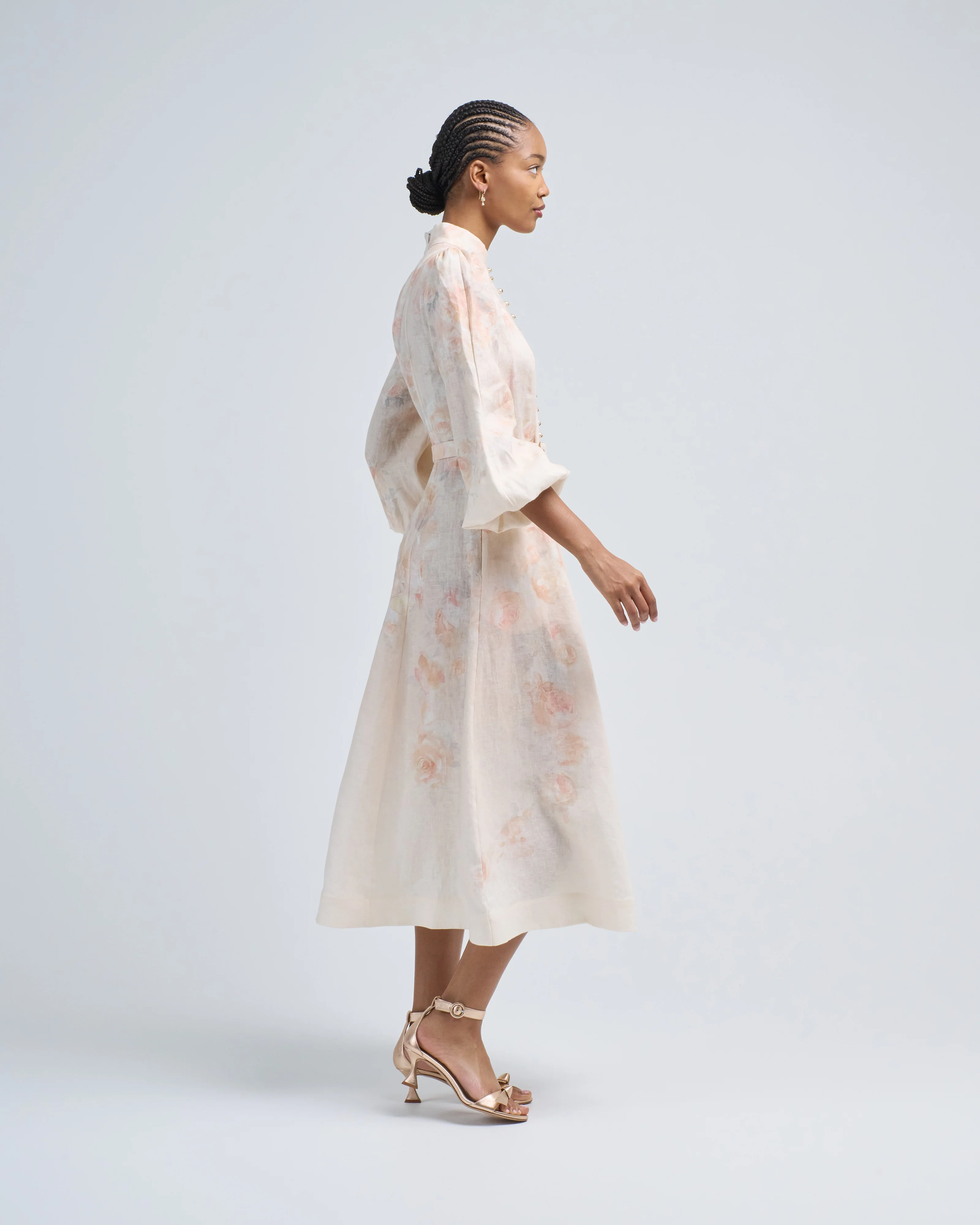 crush buttoned midi dress - Image 3
