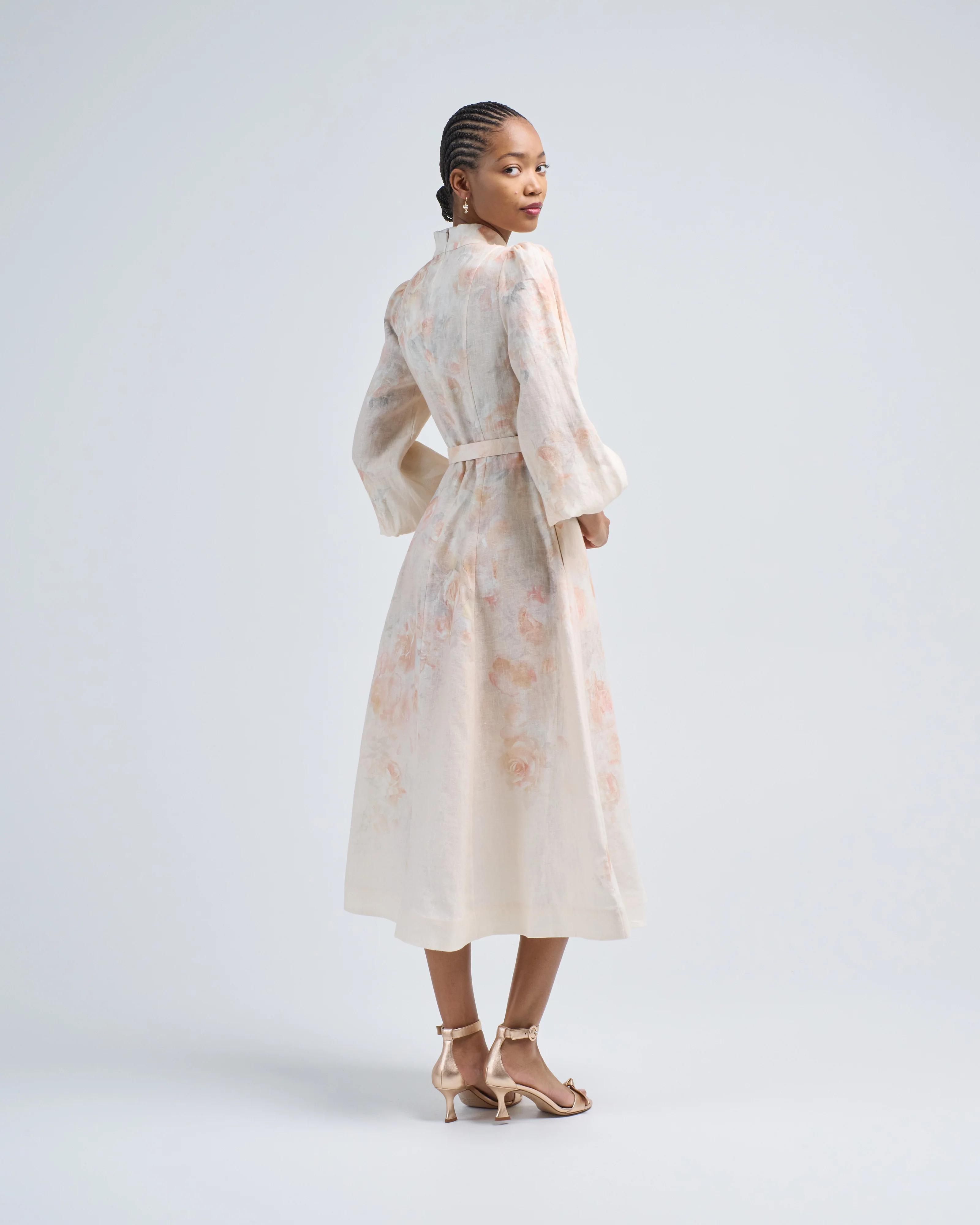 crush buttoned midi dress - Image 4