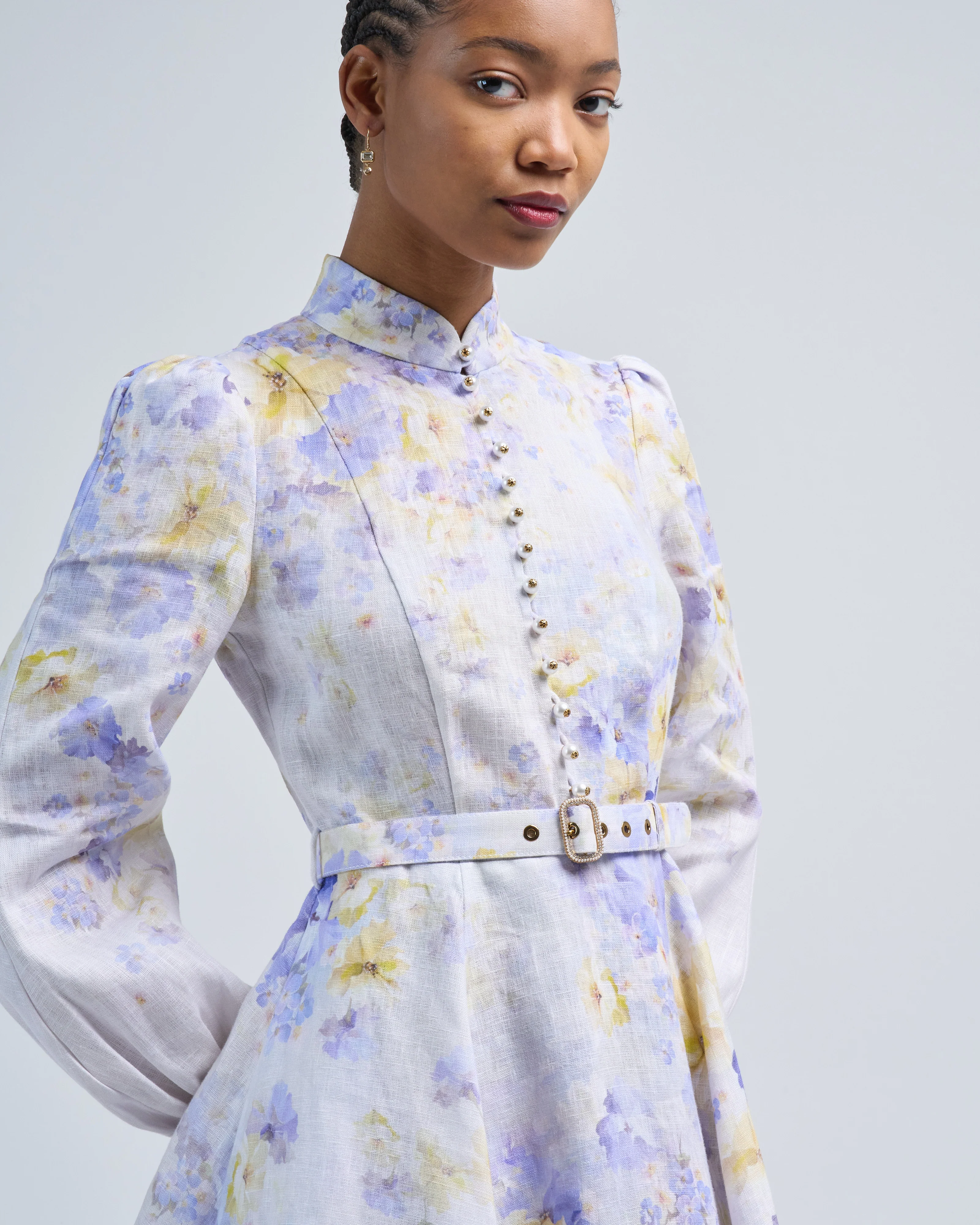 crush buttoned mini dress - Image 2