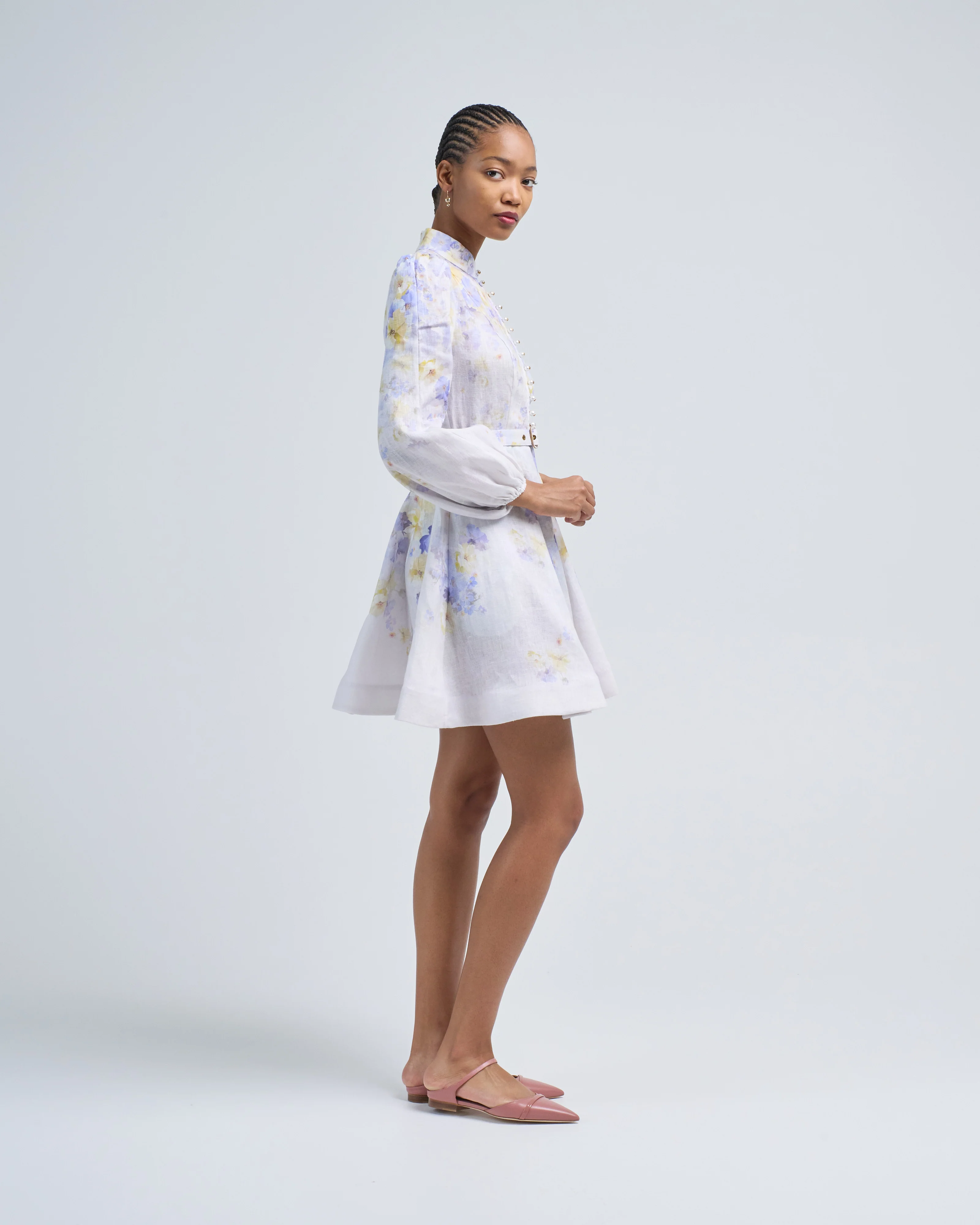 crush buttoned mini dress - Image 3
