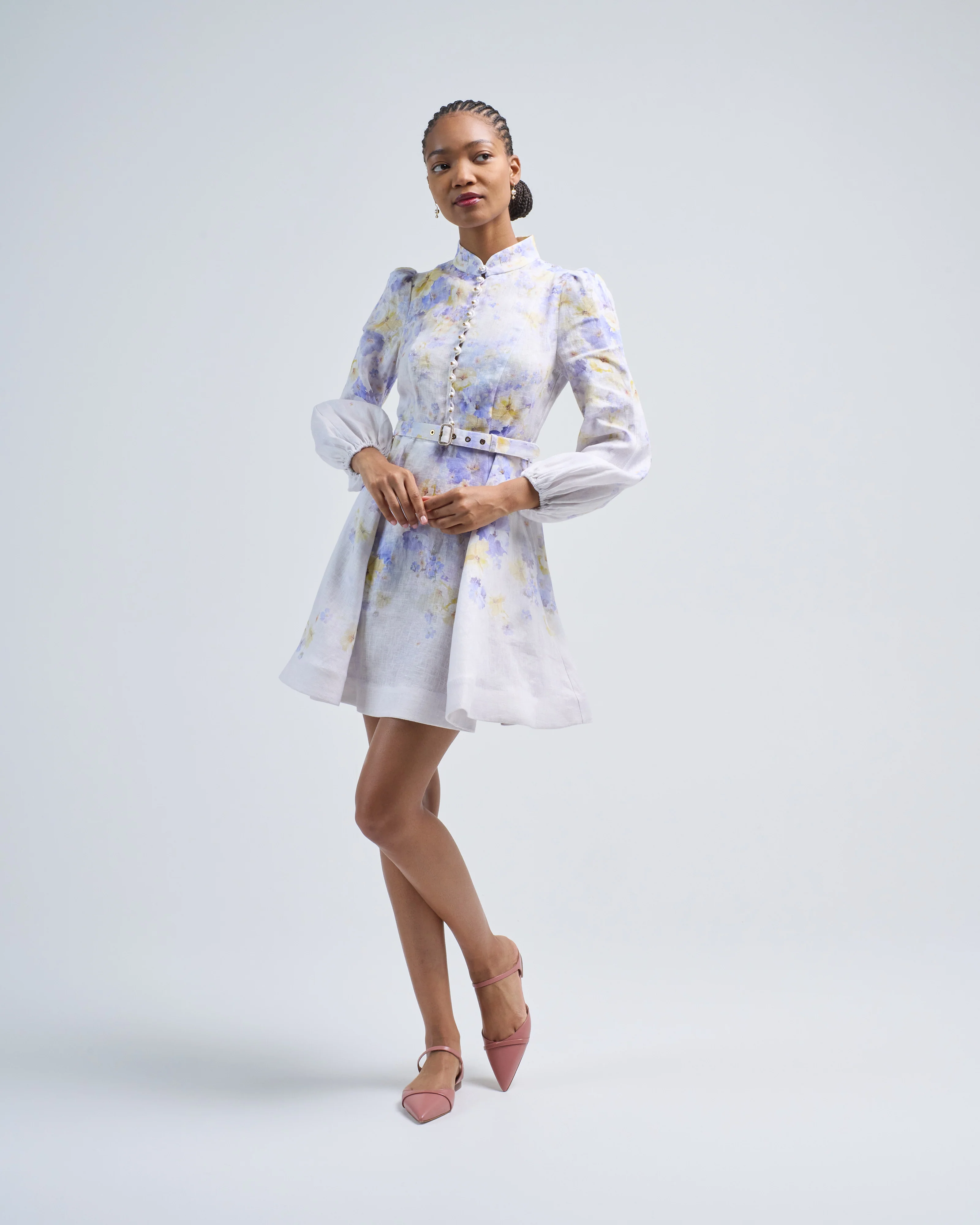 crush buttoned mini dress - Image 4