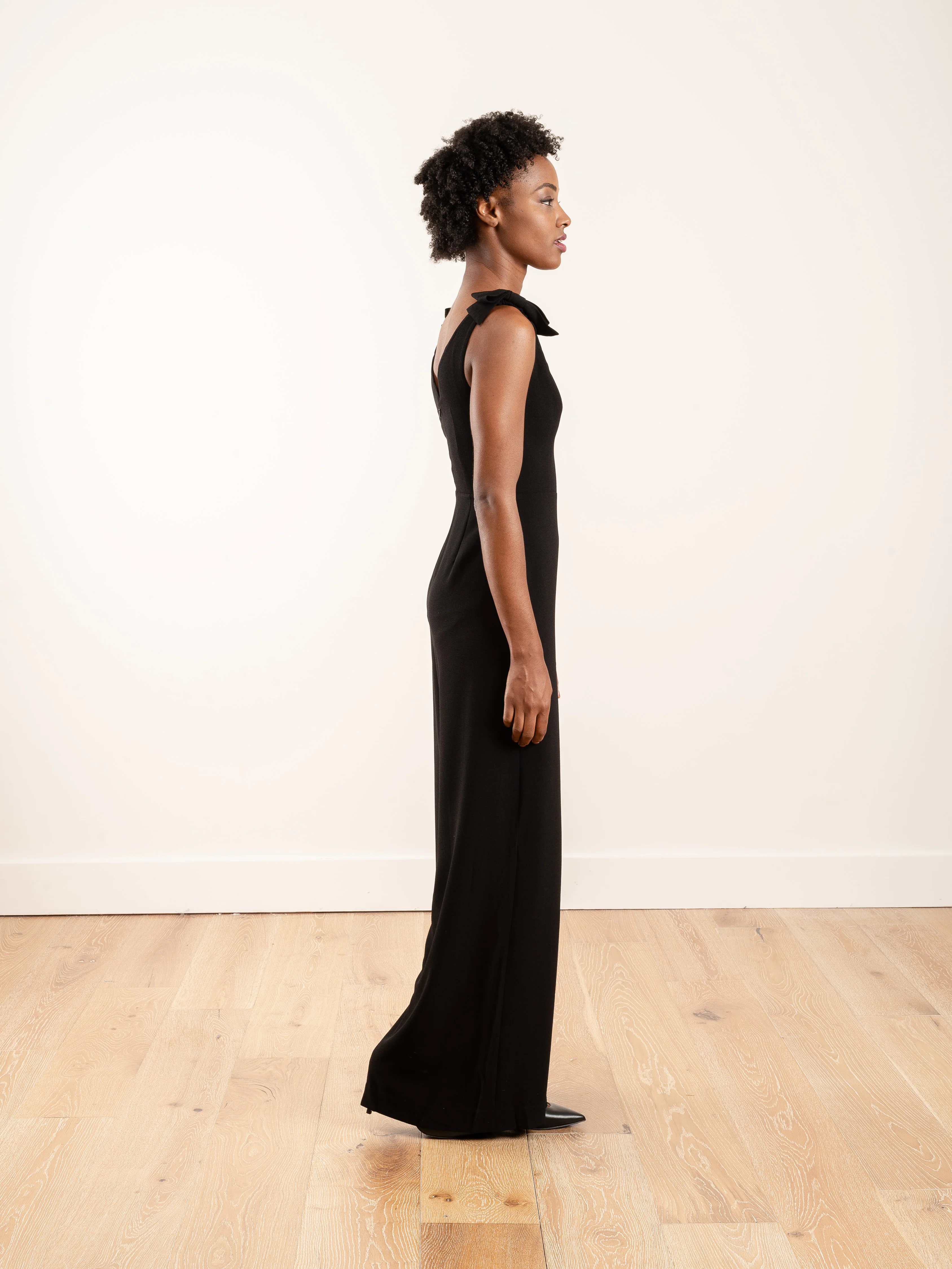 espionage bow jumpsuit - black - Image 2