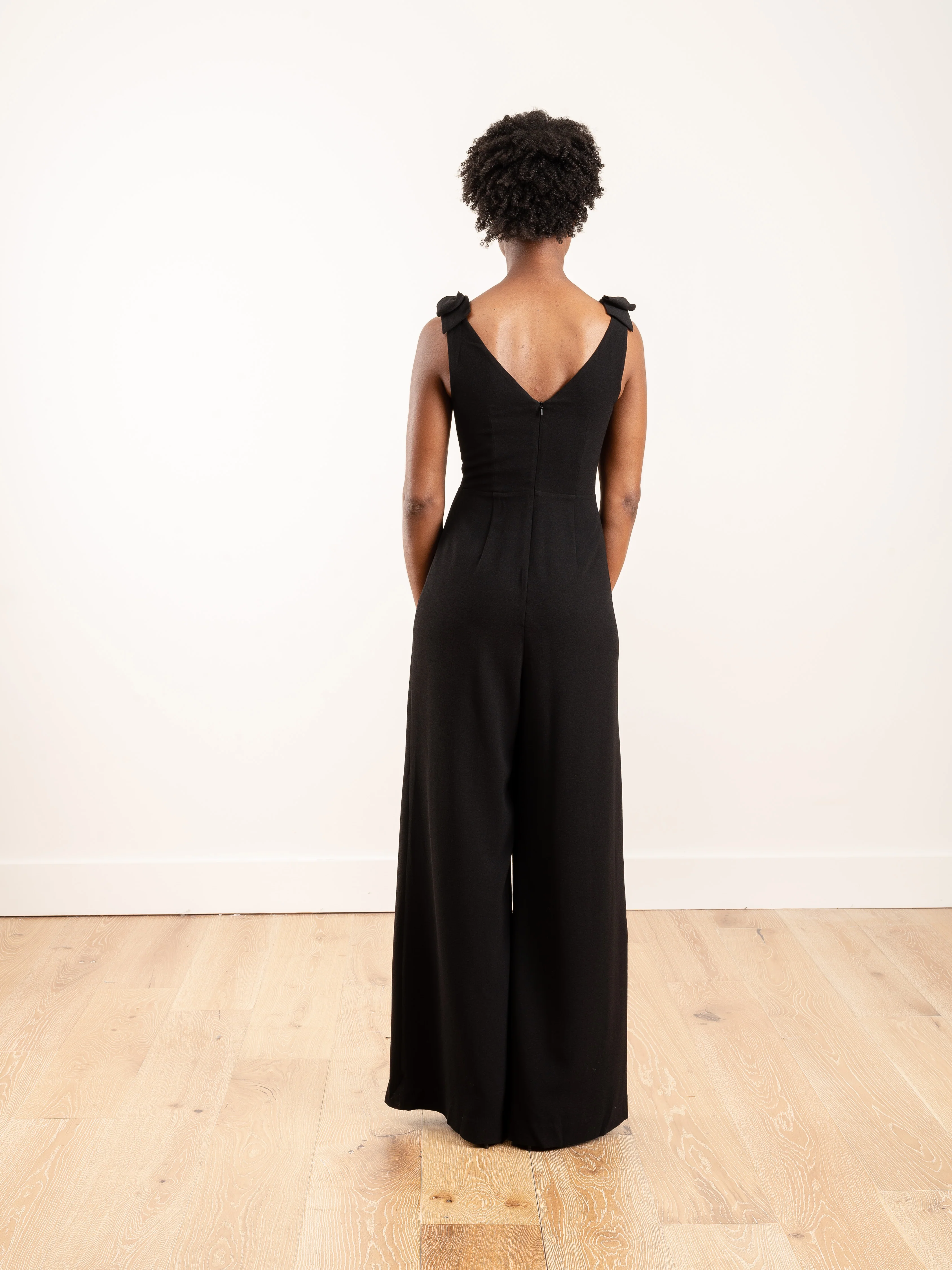espionage bow jumpsuit - black - Image 4