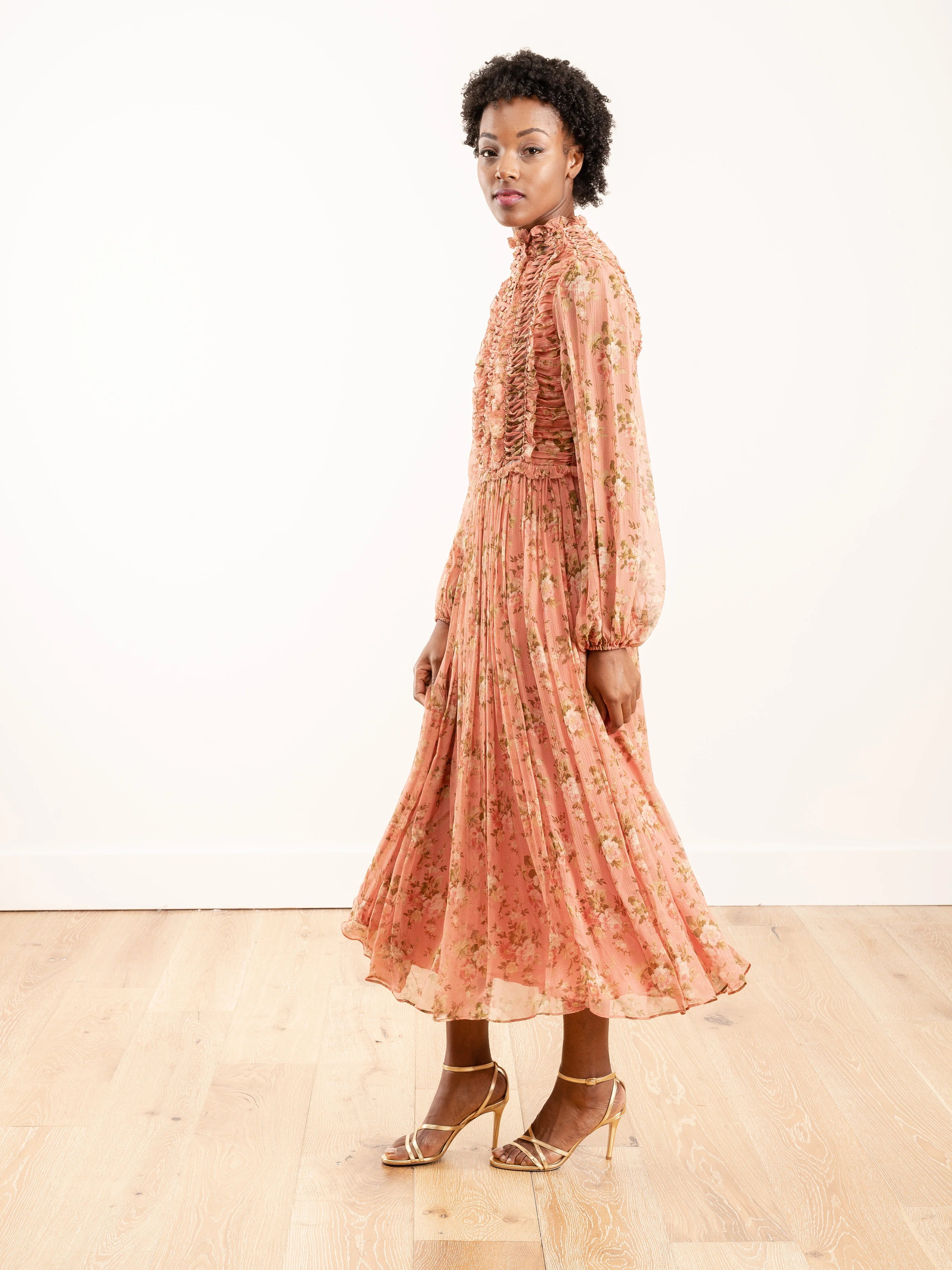 espionage laced ring dress - rosewood floral - Image 2