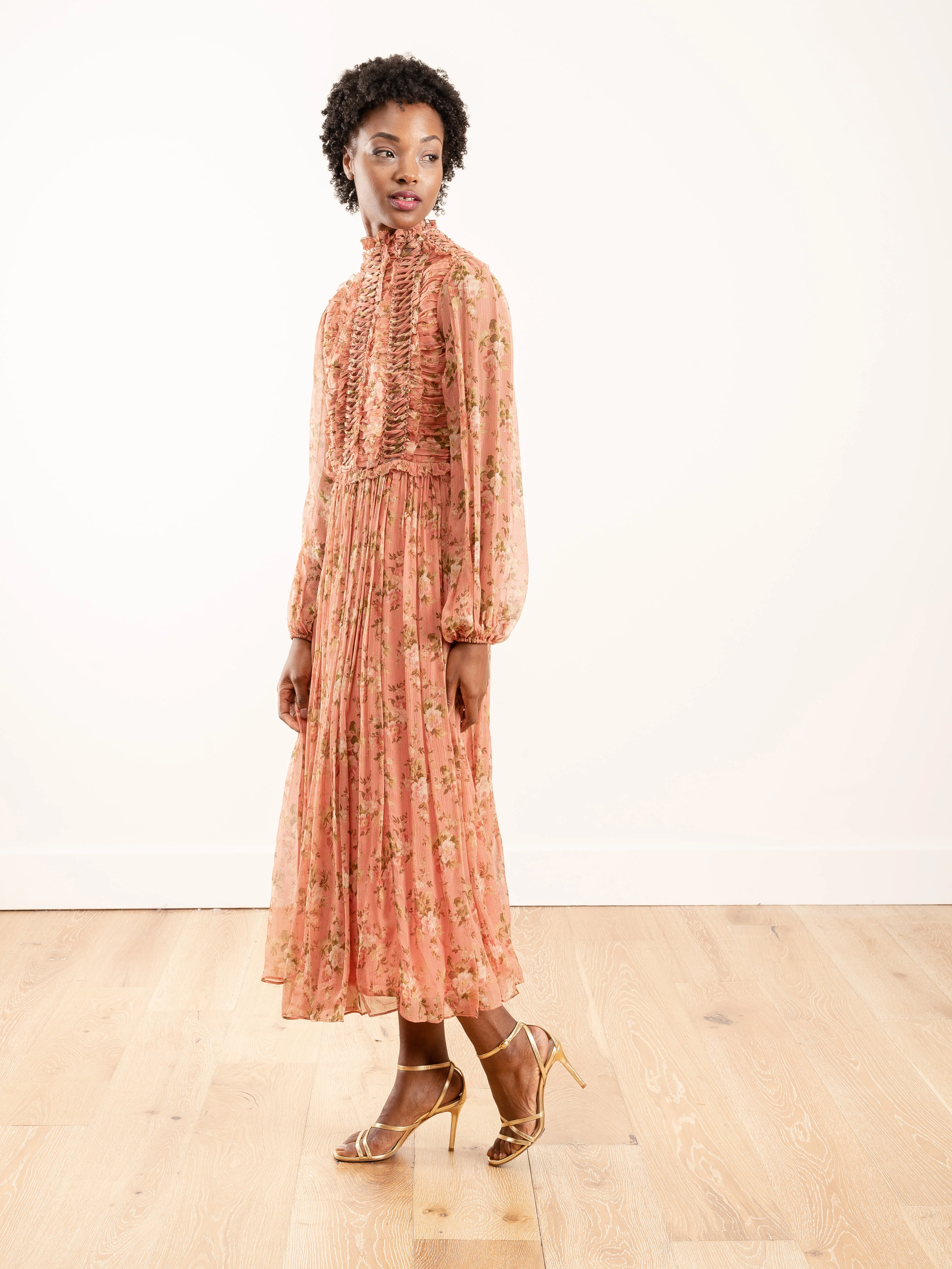 espionage laced ring dress - rosewood floral - Image 3