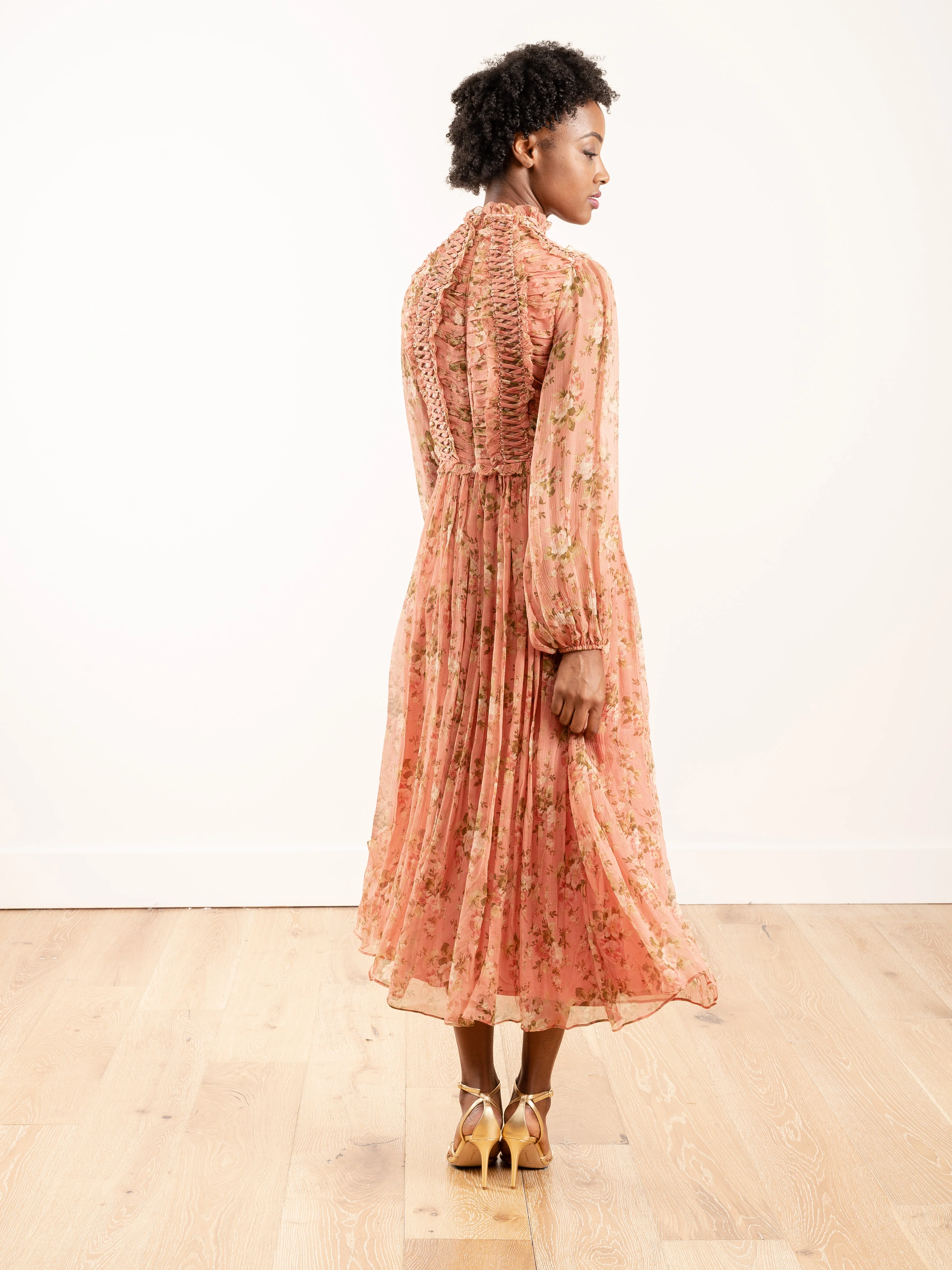 espionage laced ring dress - rosewood floral - Image 4