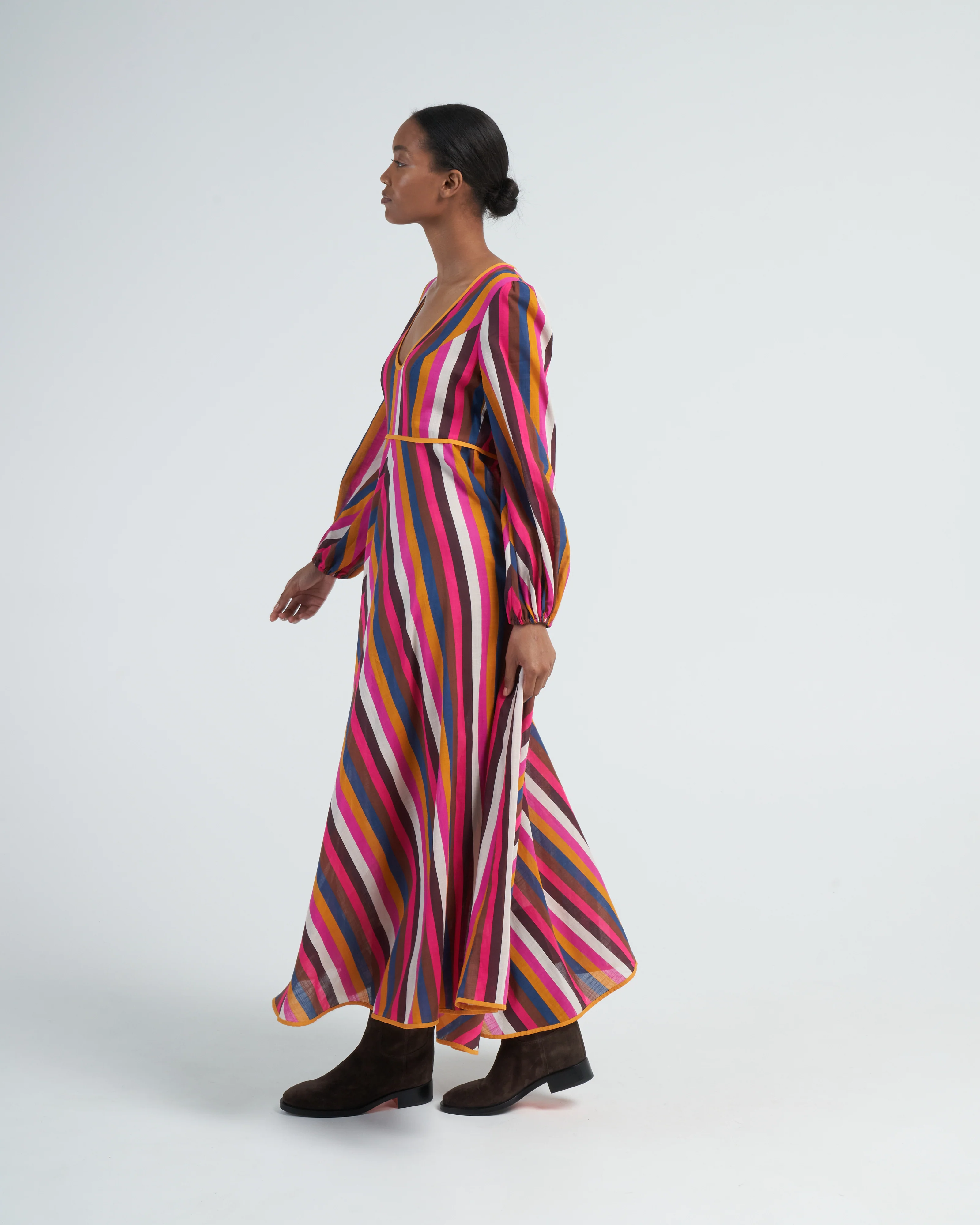 ginger lunge dress - multi - Image 3