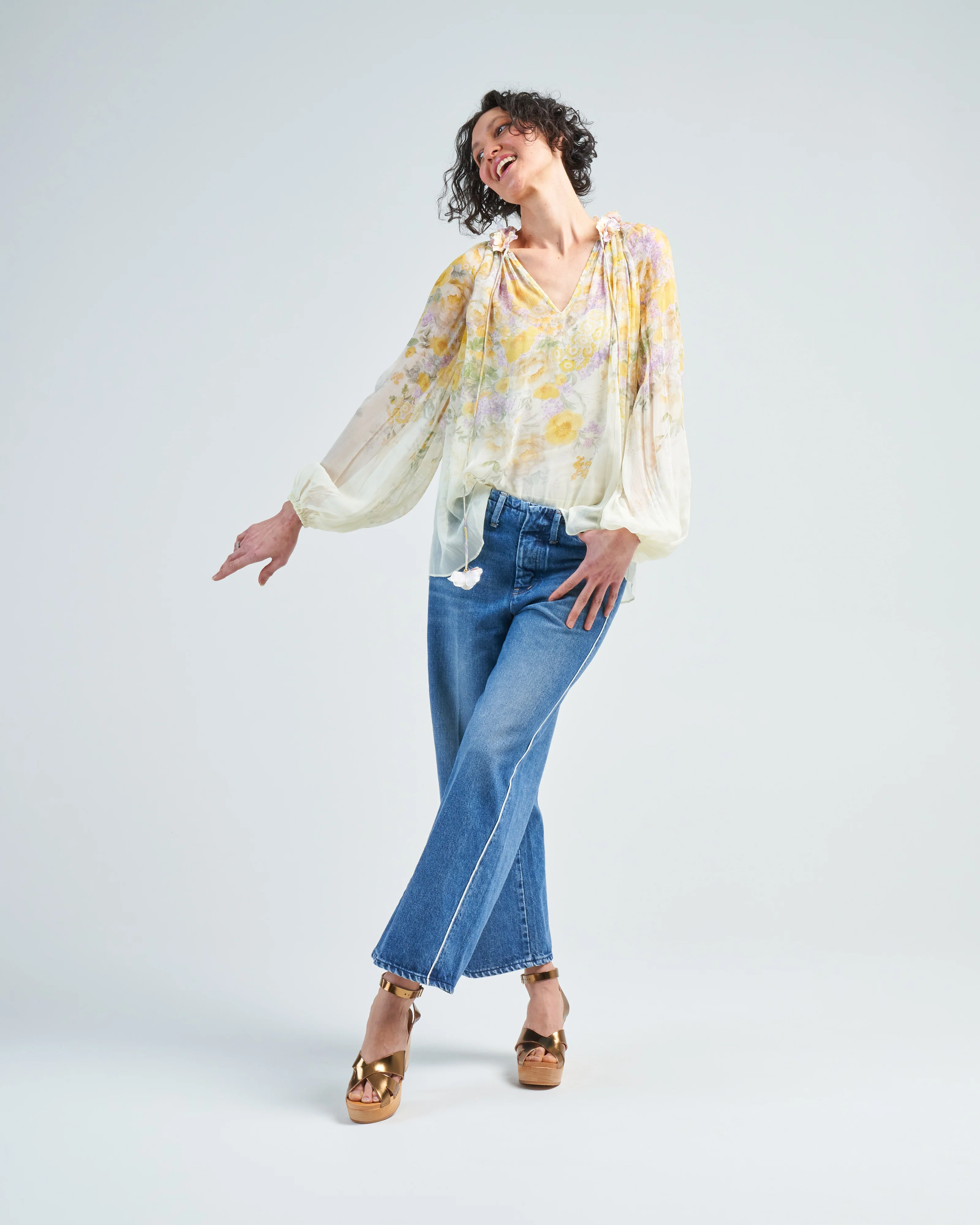 harmony billow blouse - Image 2