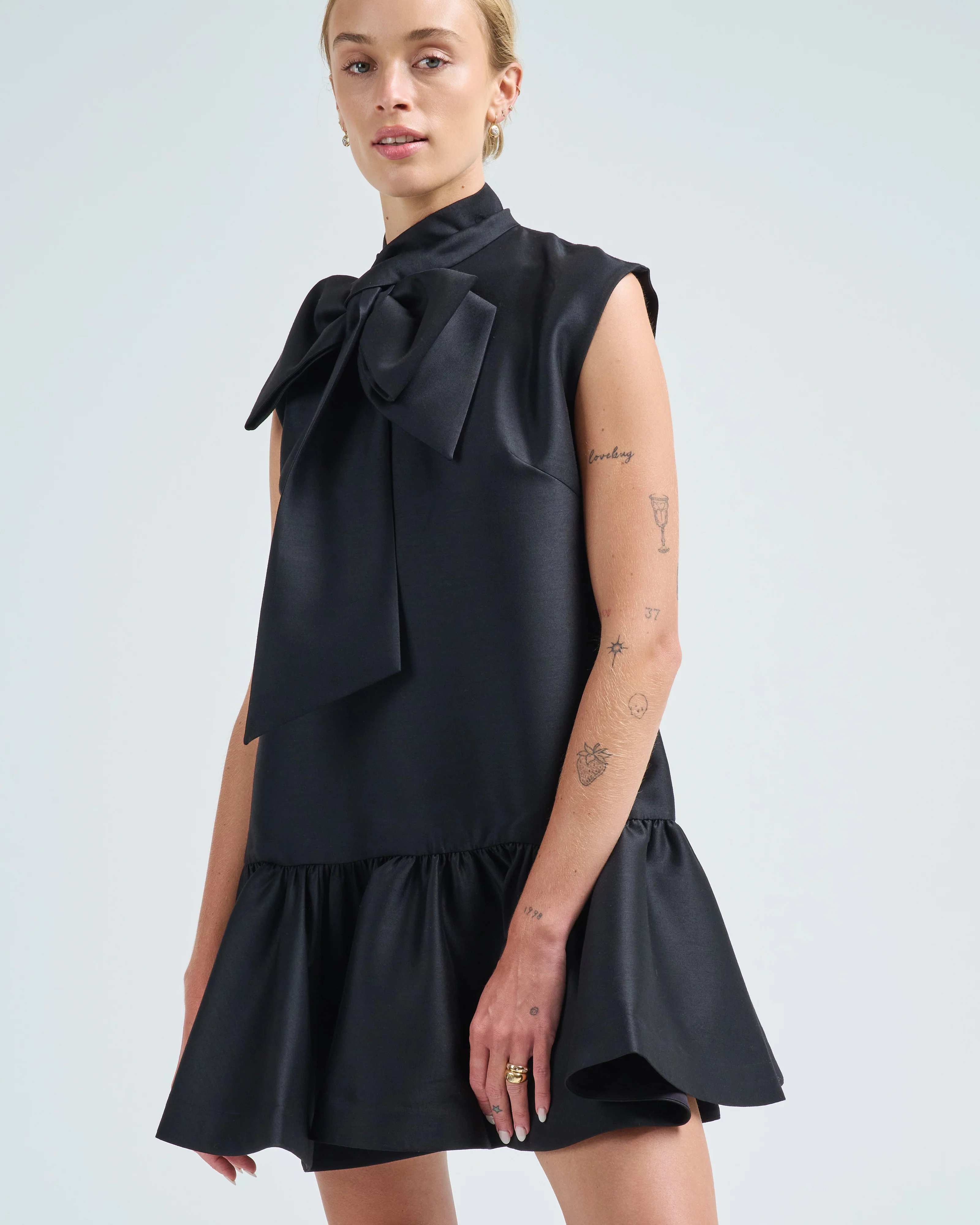 hypnotic bow mini dress - Image 2