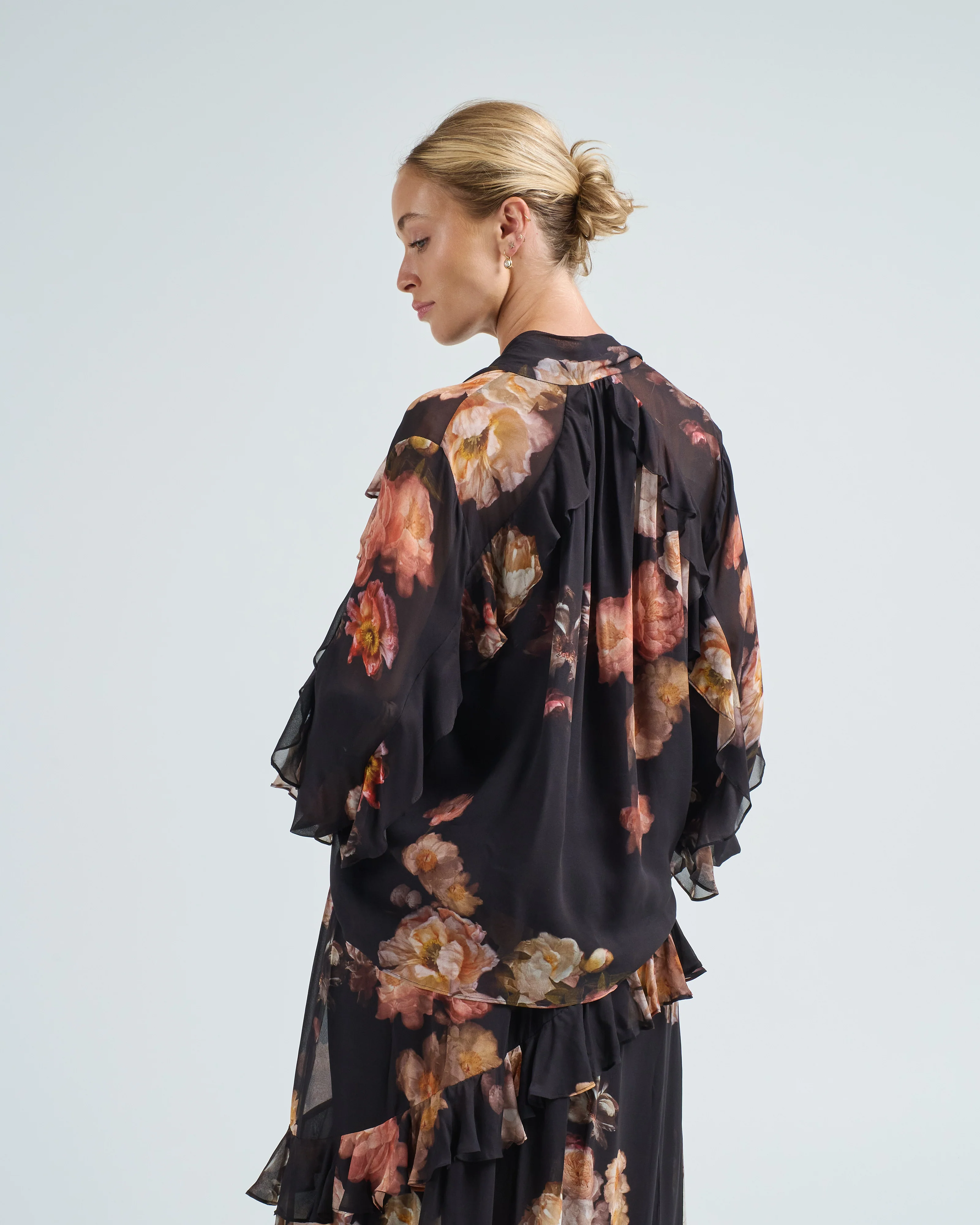hypnotic flutter blouse - Image 4
