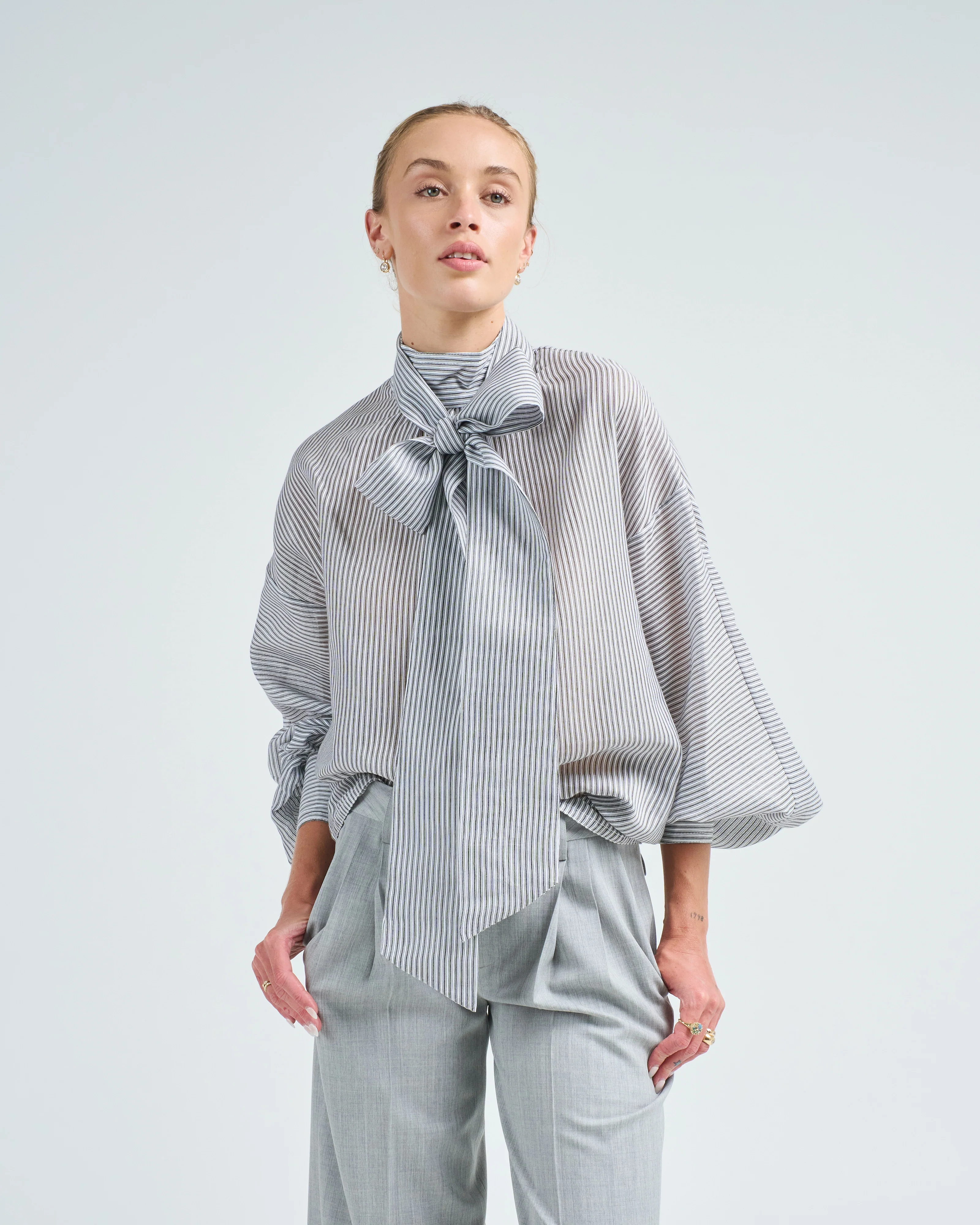 hypnotic striped blouse - Image 2