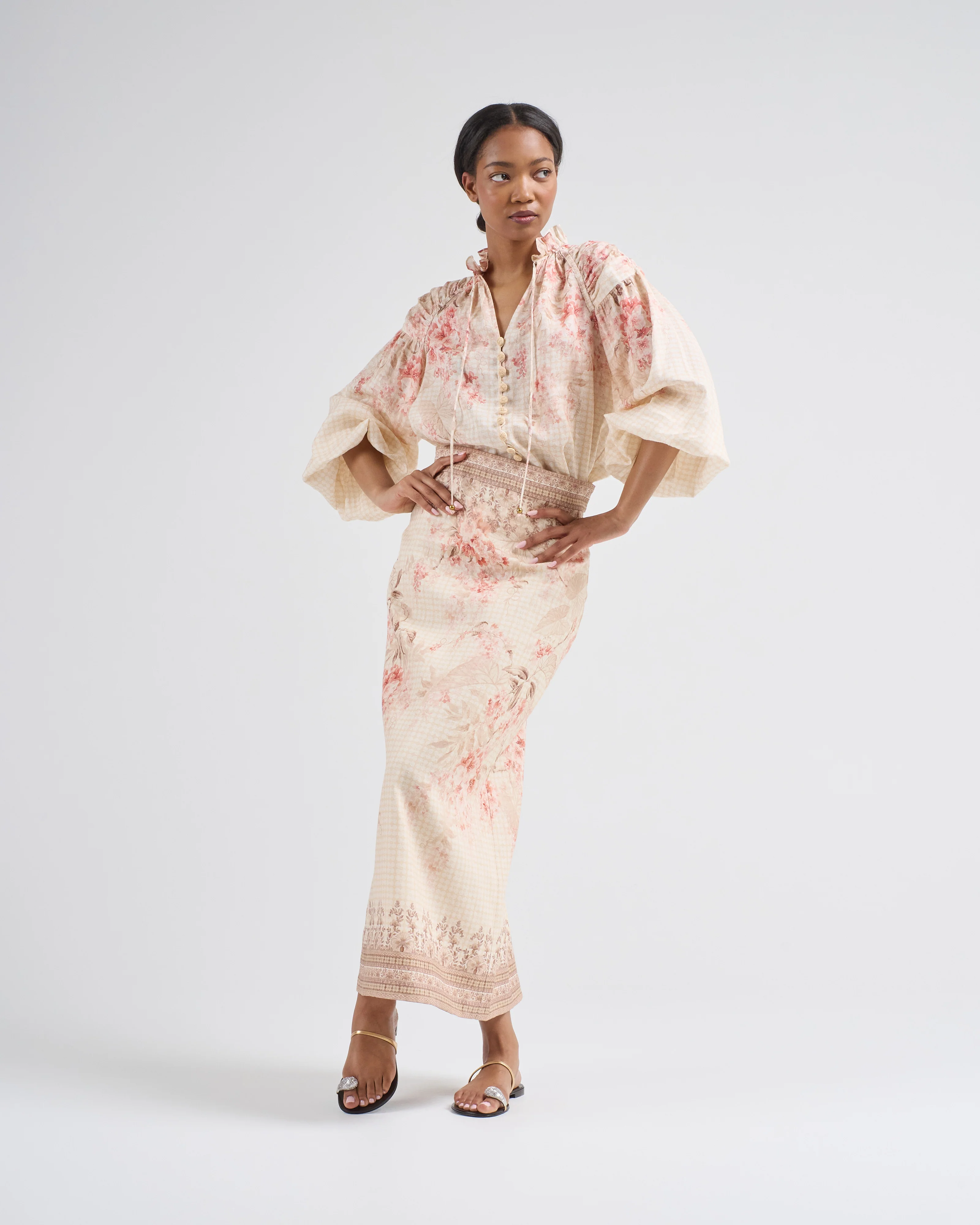 illuminate billow blouse - Image 2