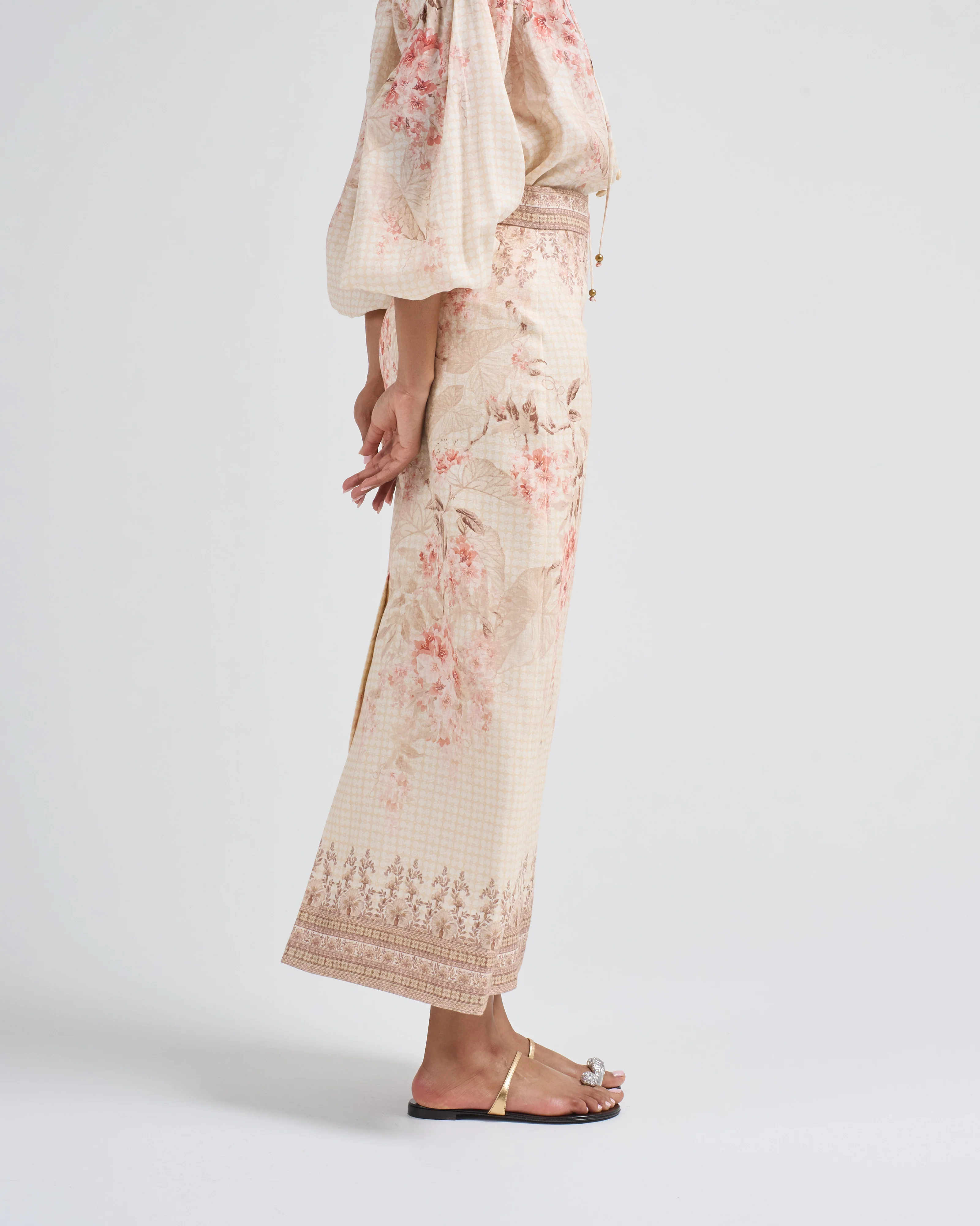 illuminate pencil midi skirt - Image 3