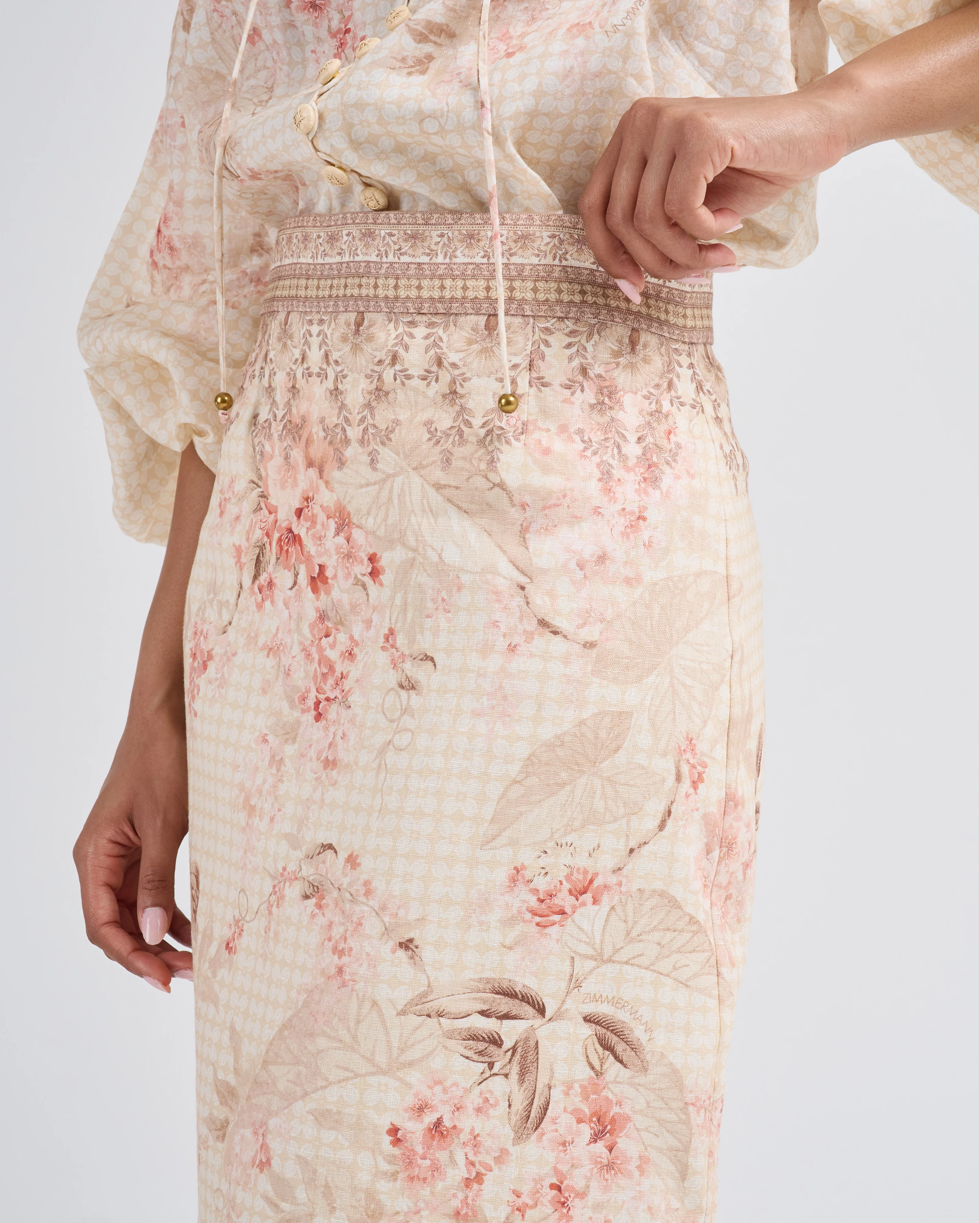 illuminate pencil midi skirt - Image 5