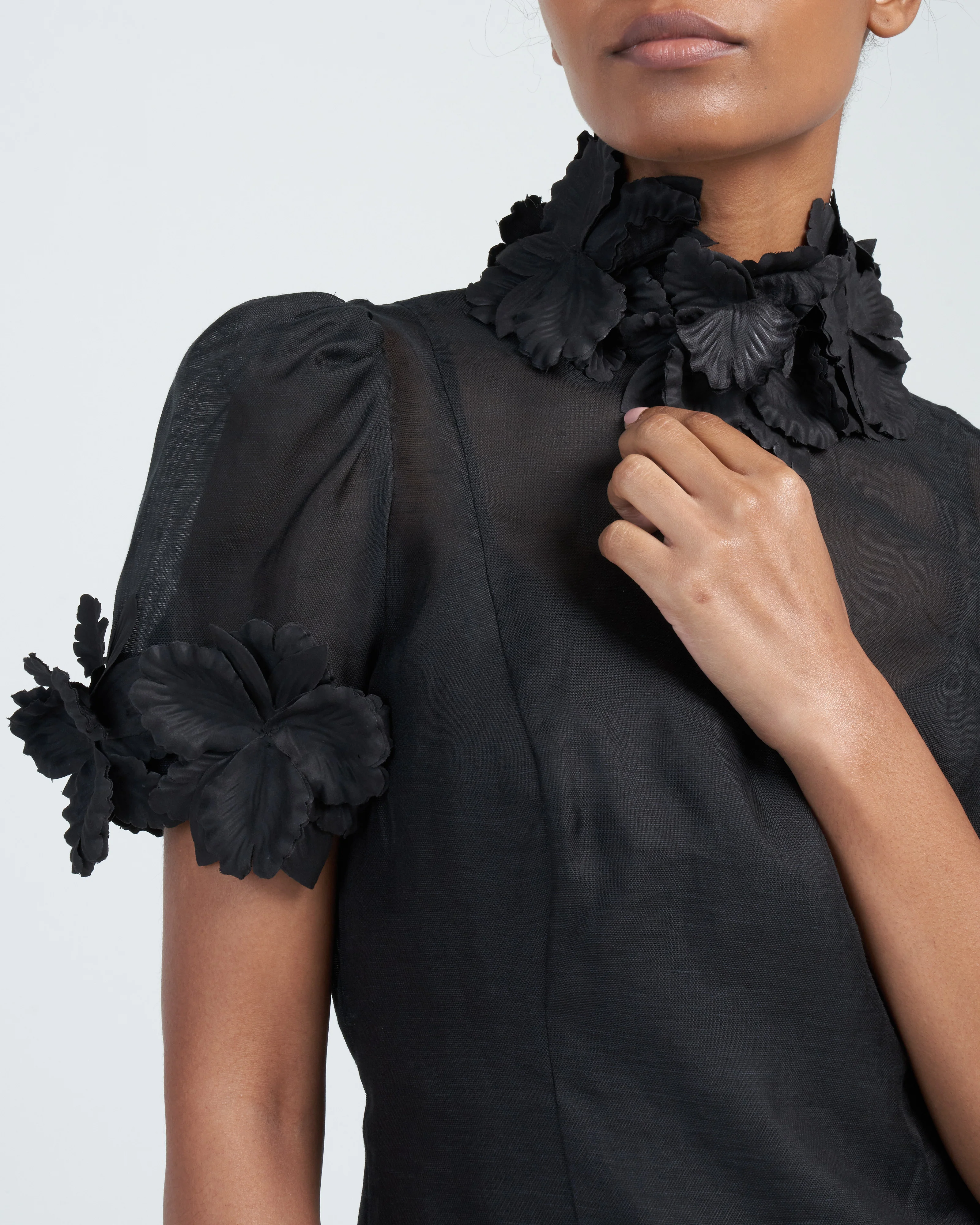 luminosity liftoff flower top - black - Image 5