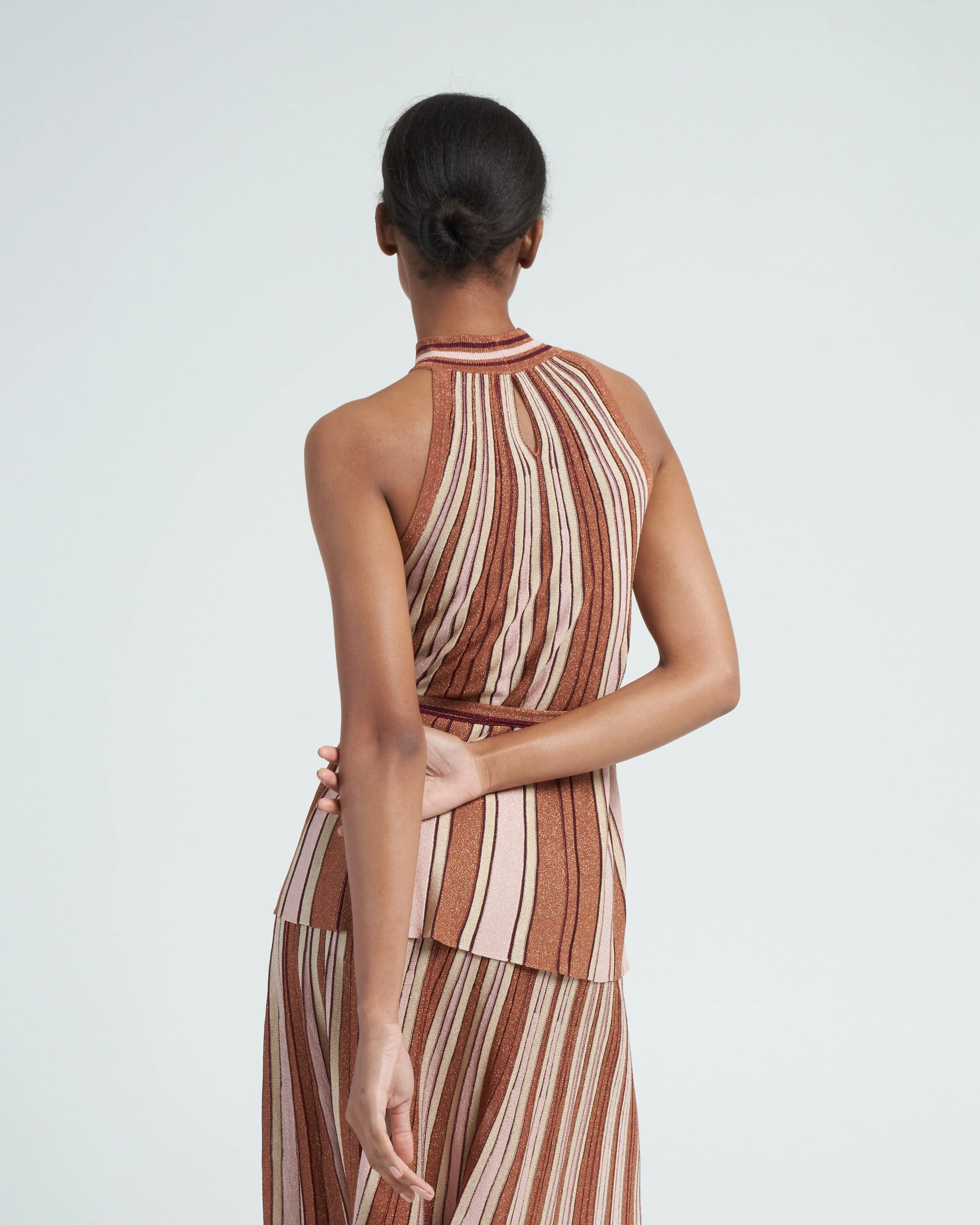 luminosity lurex halter top - multi - Image 4