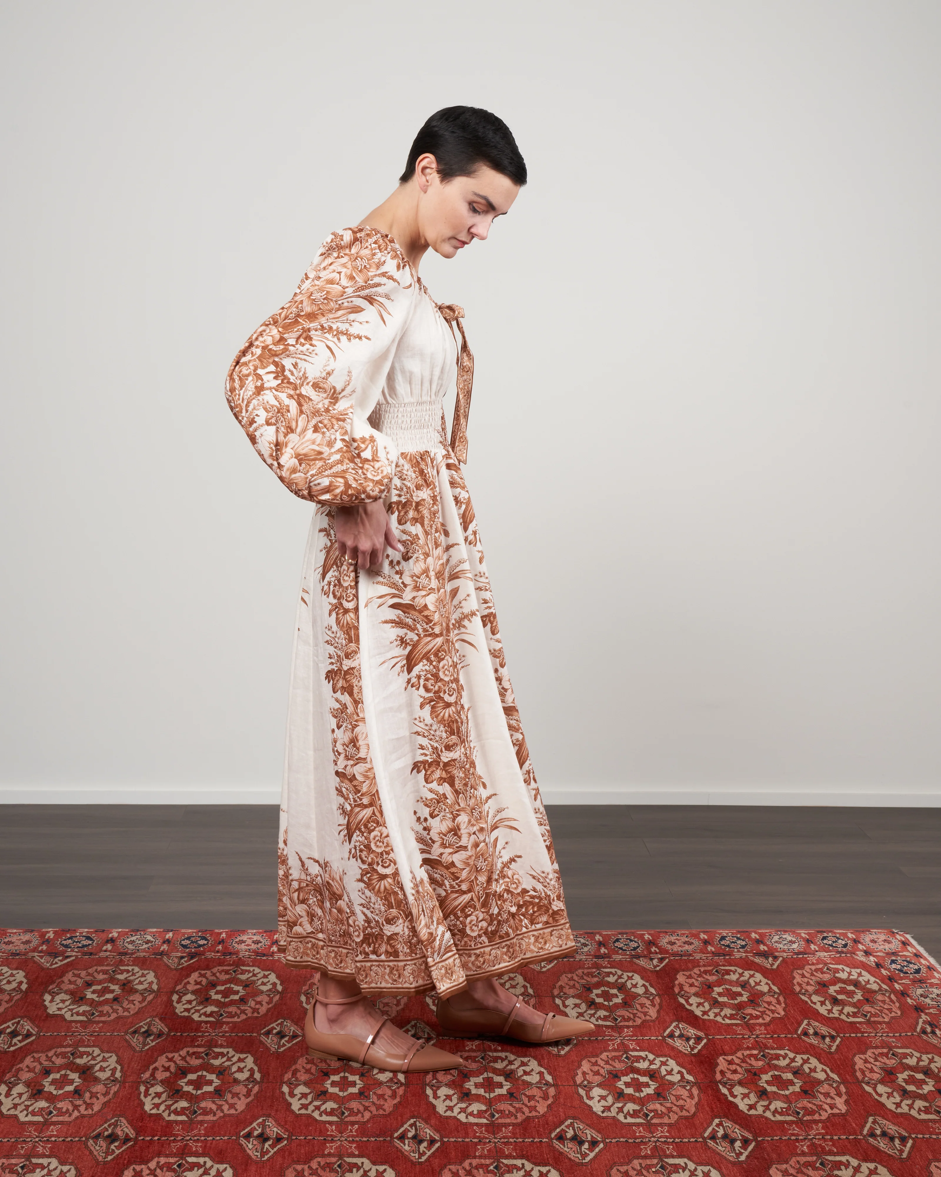 moonshine scoop long dress - caramel lily - Image 2