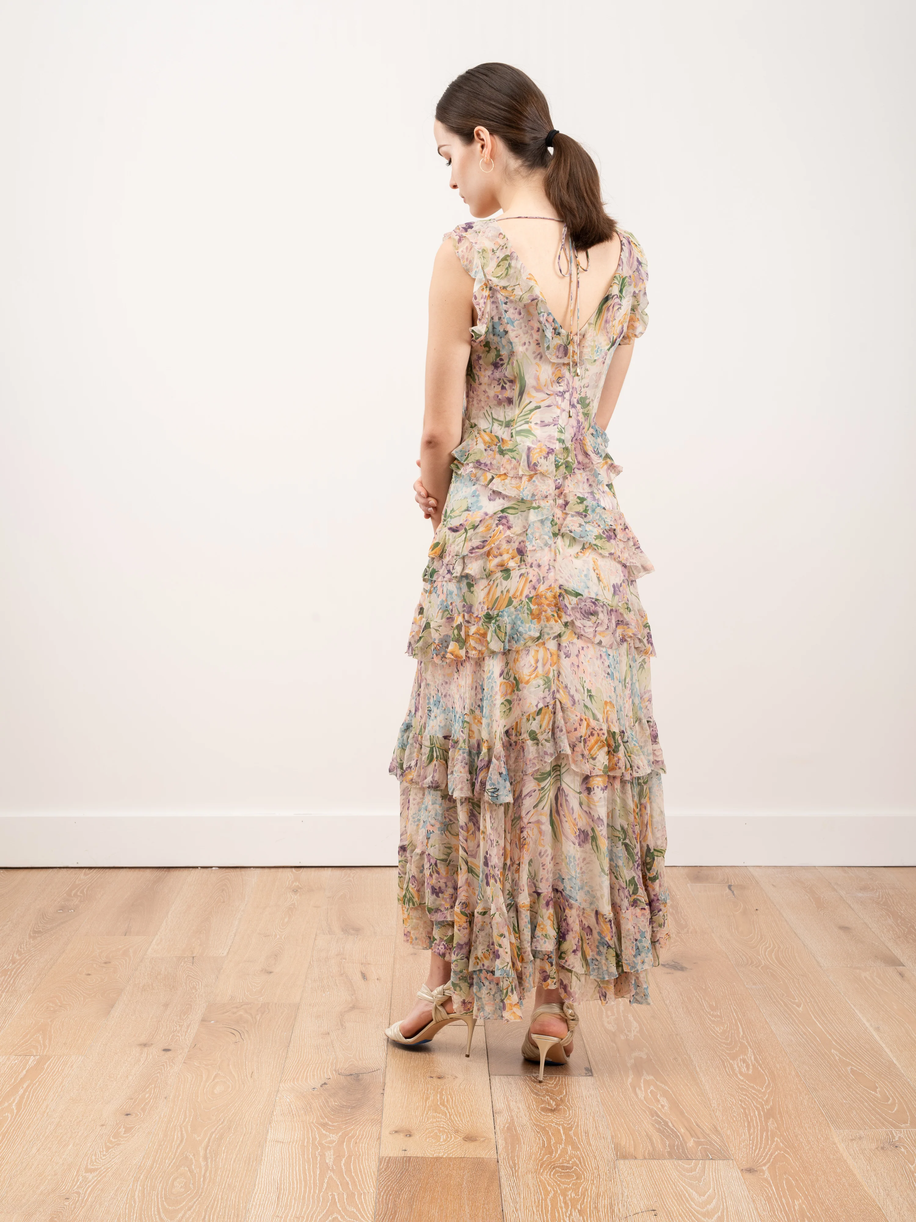 ninety-six flutter dress - tulip floral - Image 3