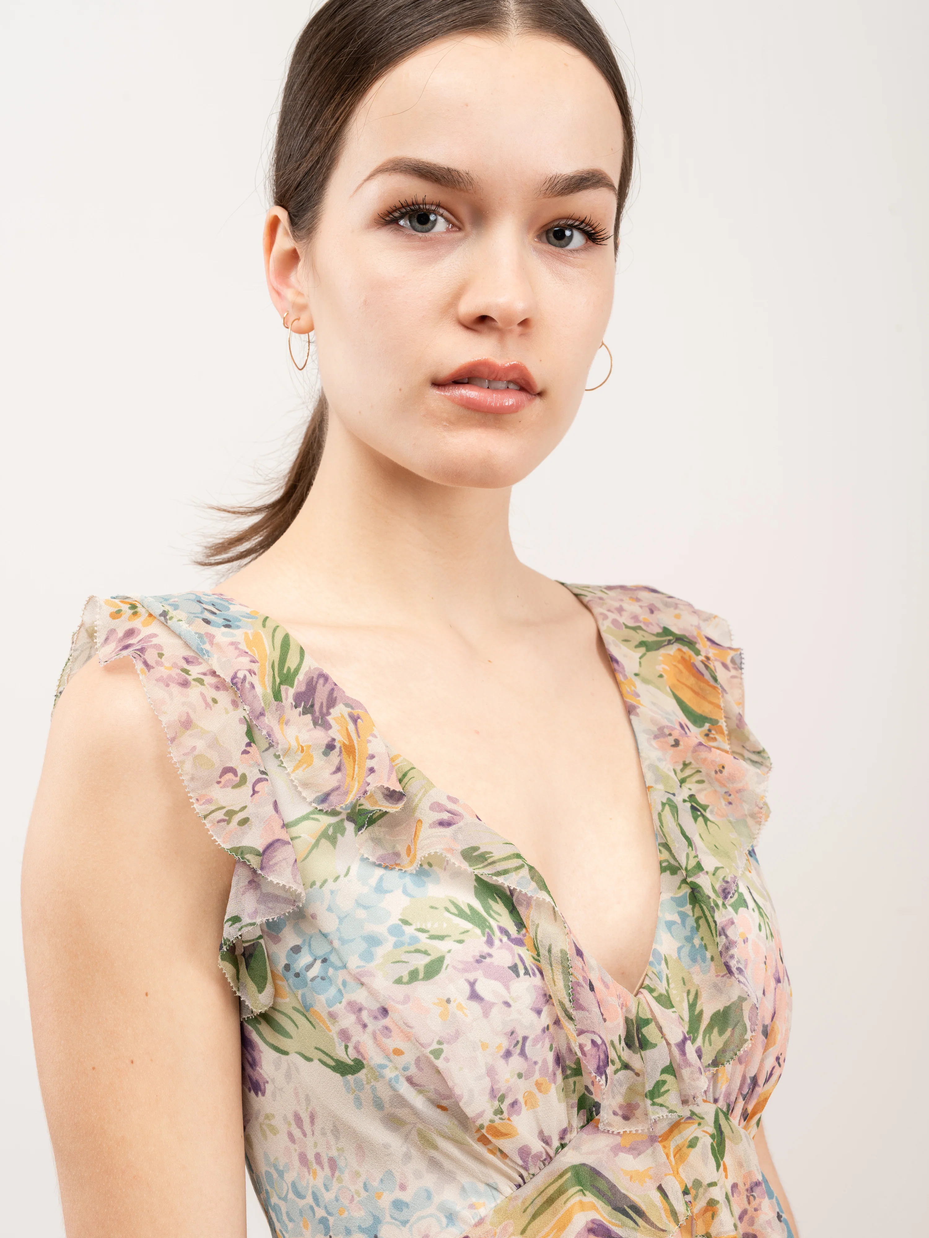 ninety-six flutter dress - tulip floral - Image 4