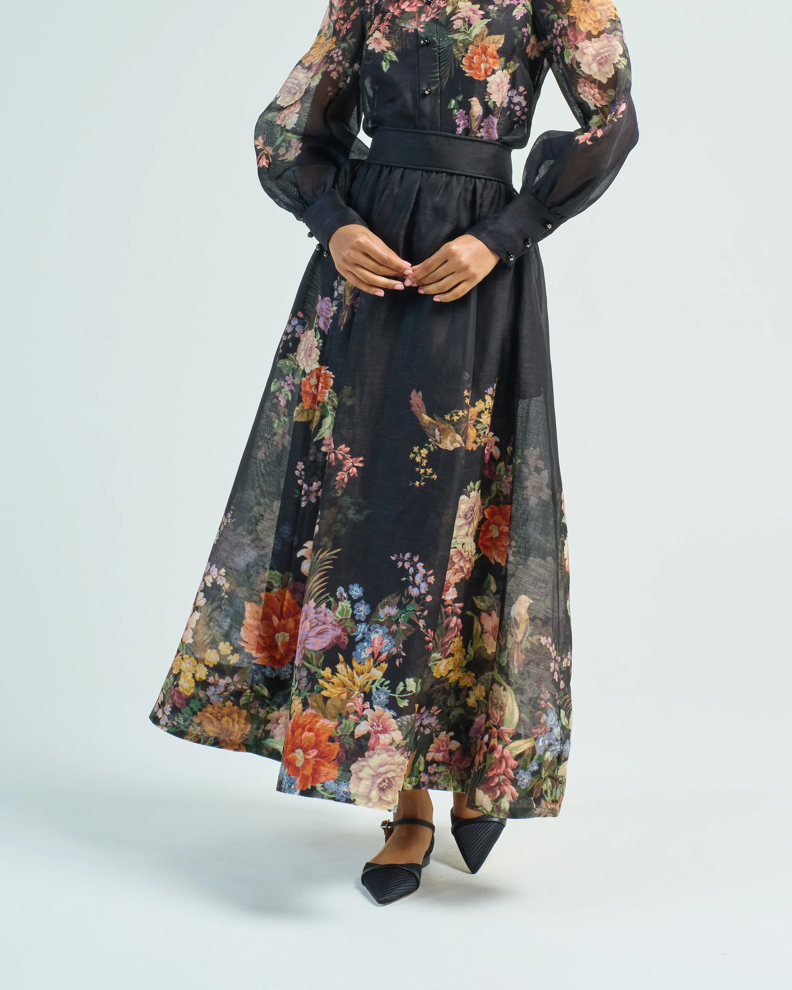 pavilion gathered midi skirt - Image 2