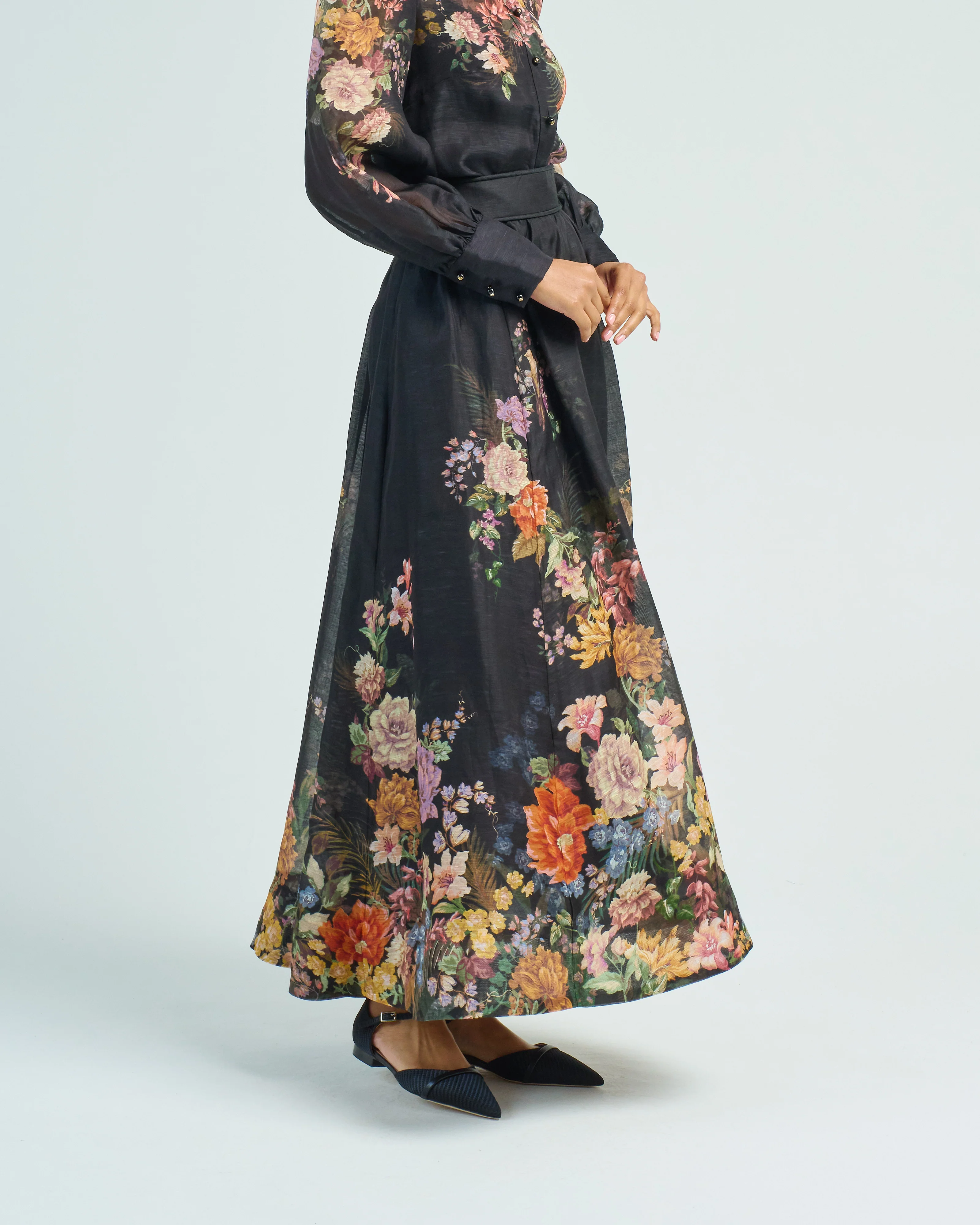 pavilion gathered midi skirt - Image 3