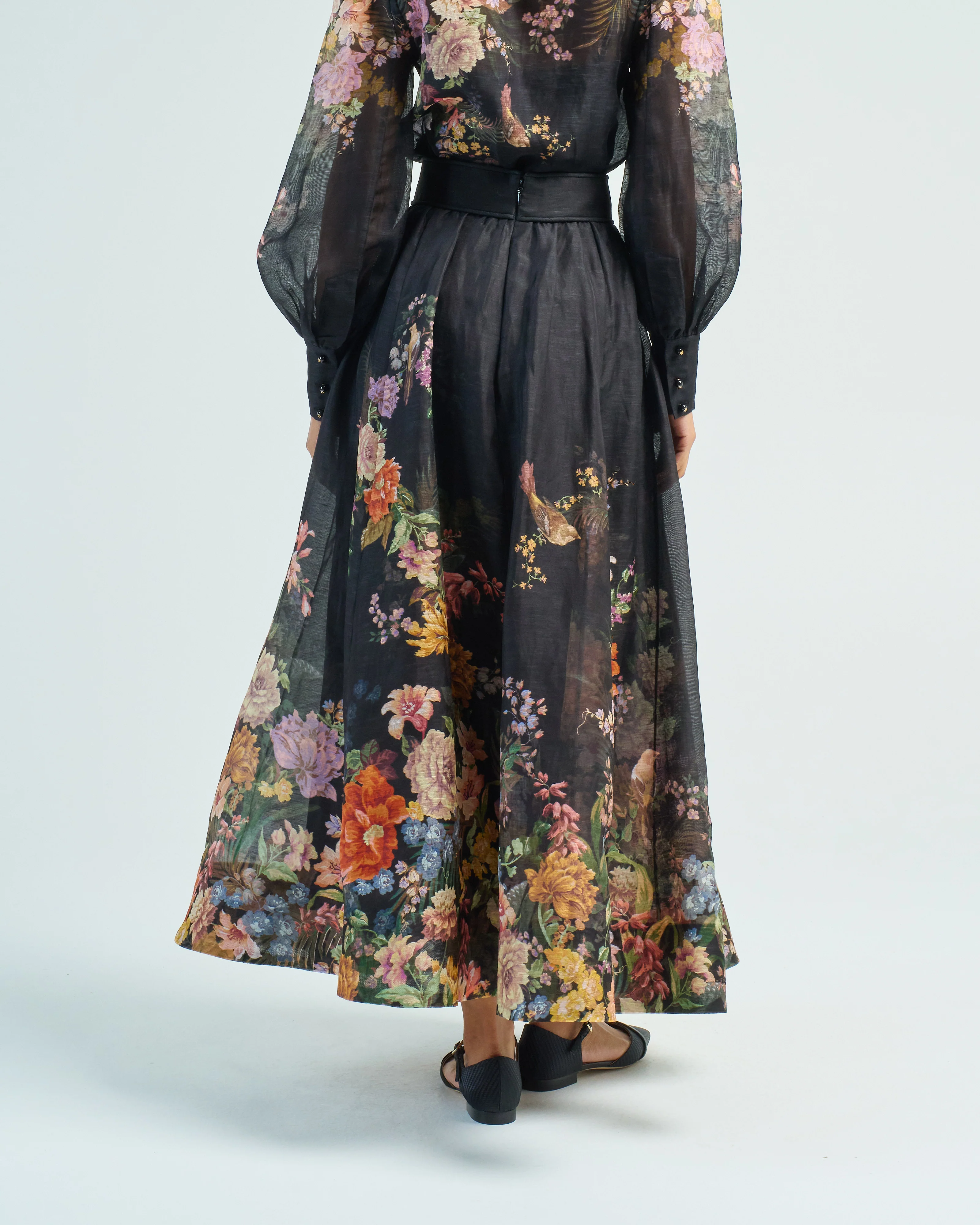 pavilion gathered midi skirt - Image 4