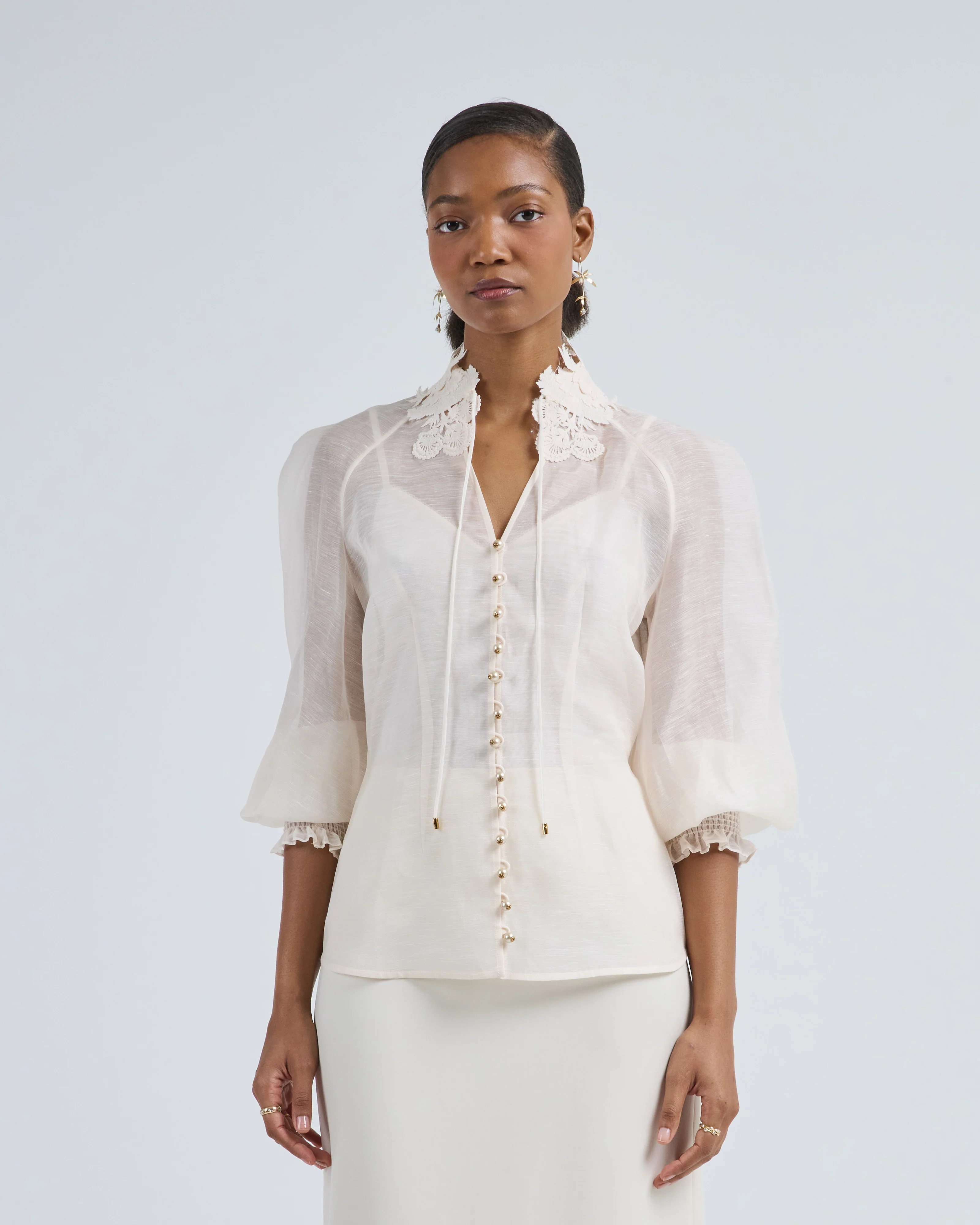 rebellion collared blouse - Image 4
