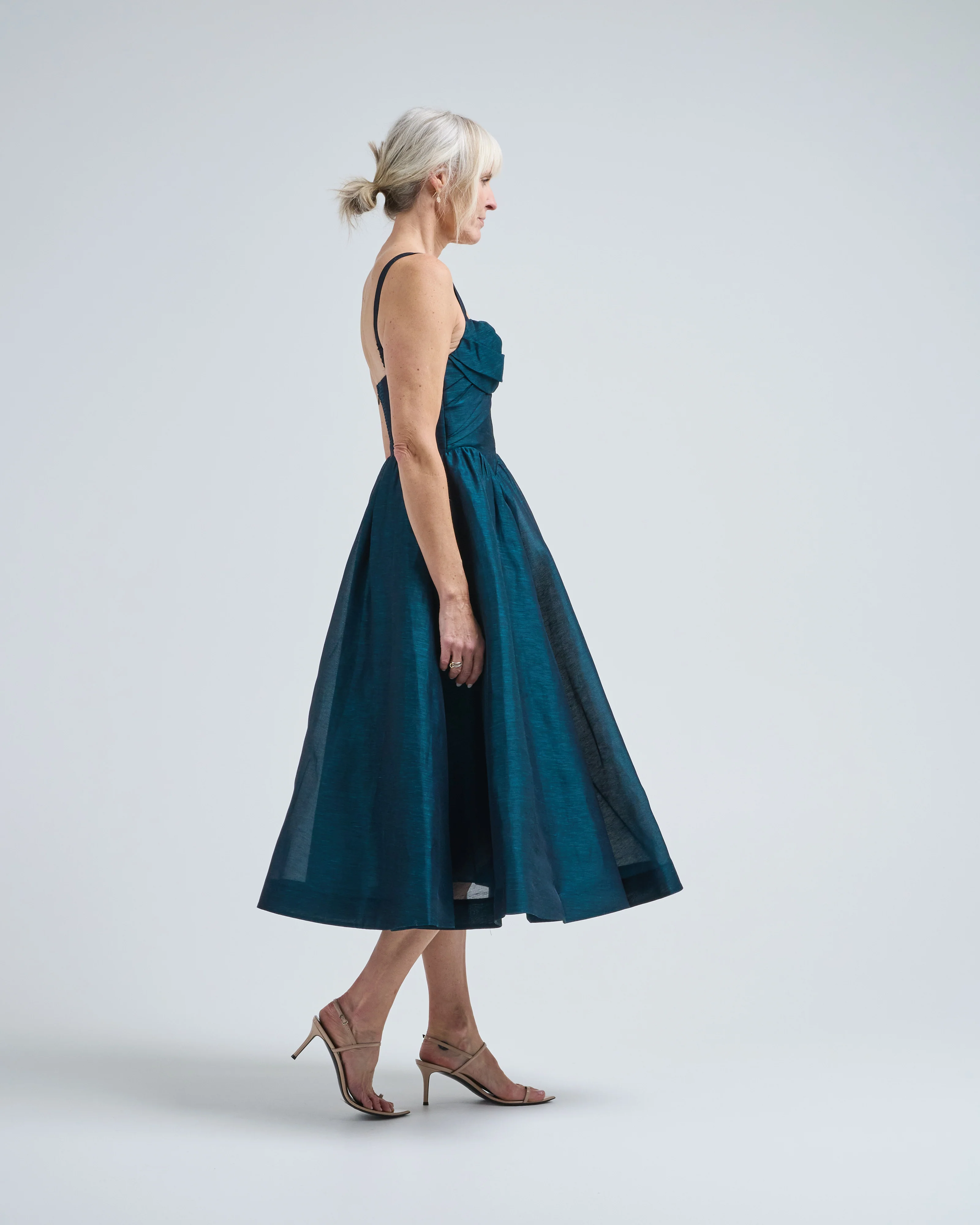 rebellion drape midi dress - Image 4