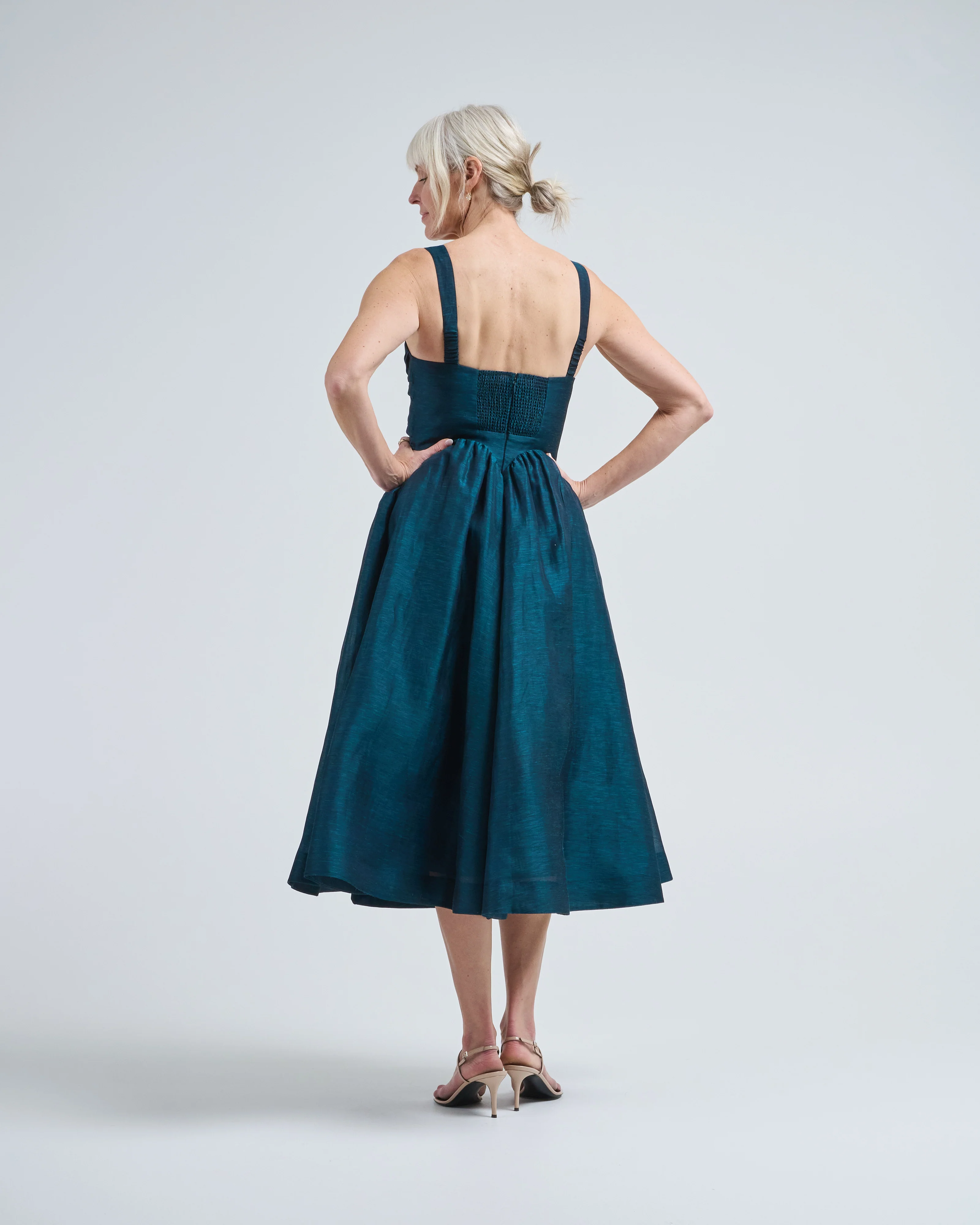 rebellion drape midi dress - Image 5