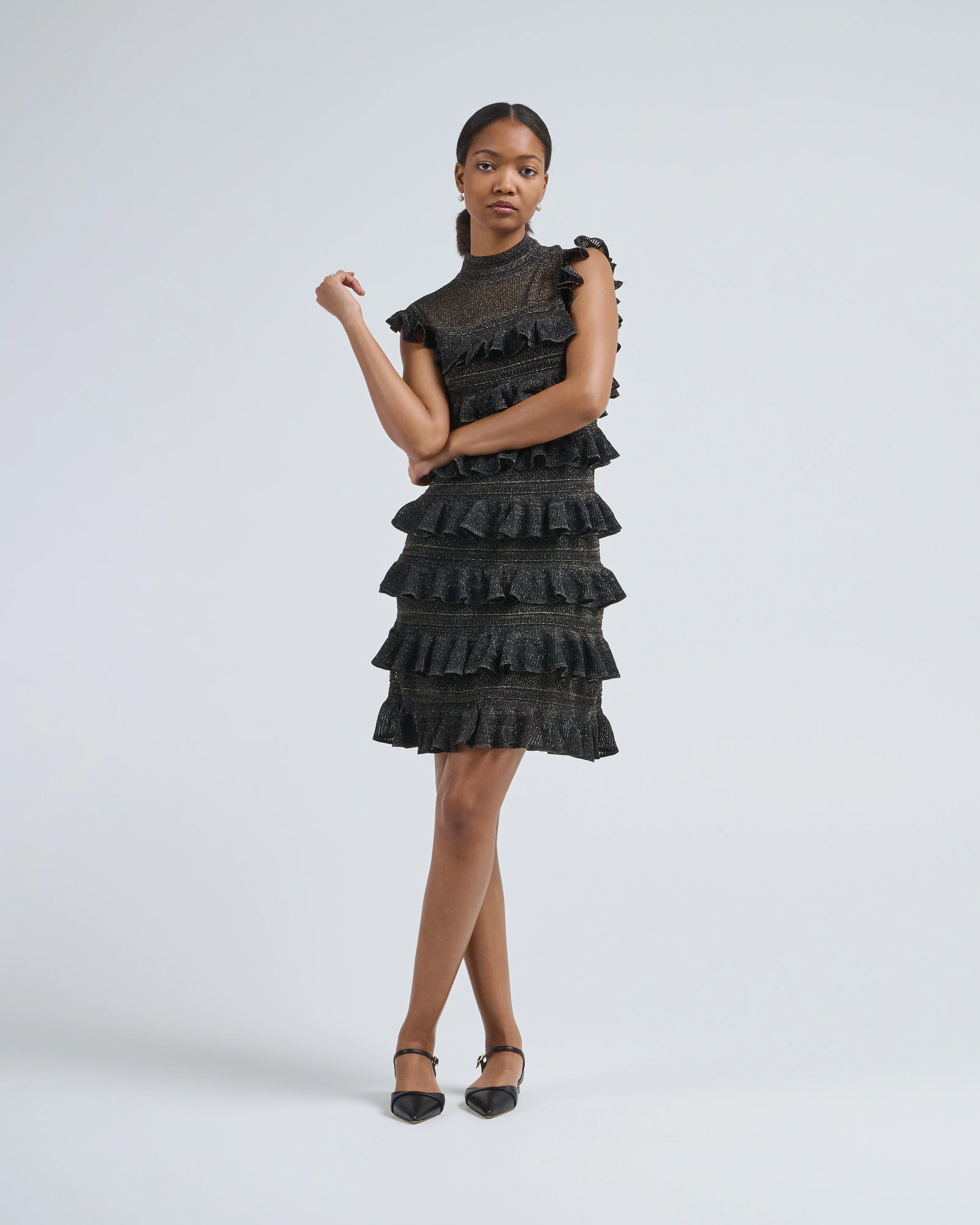 rebellion frill mini dress - Image 3