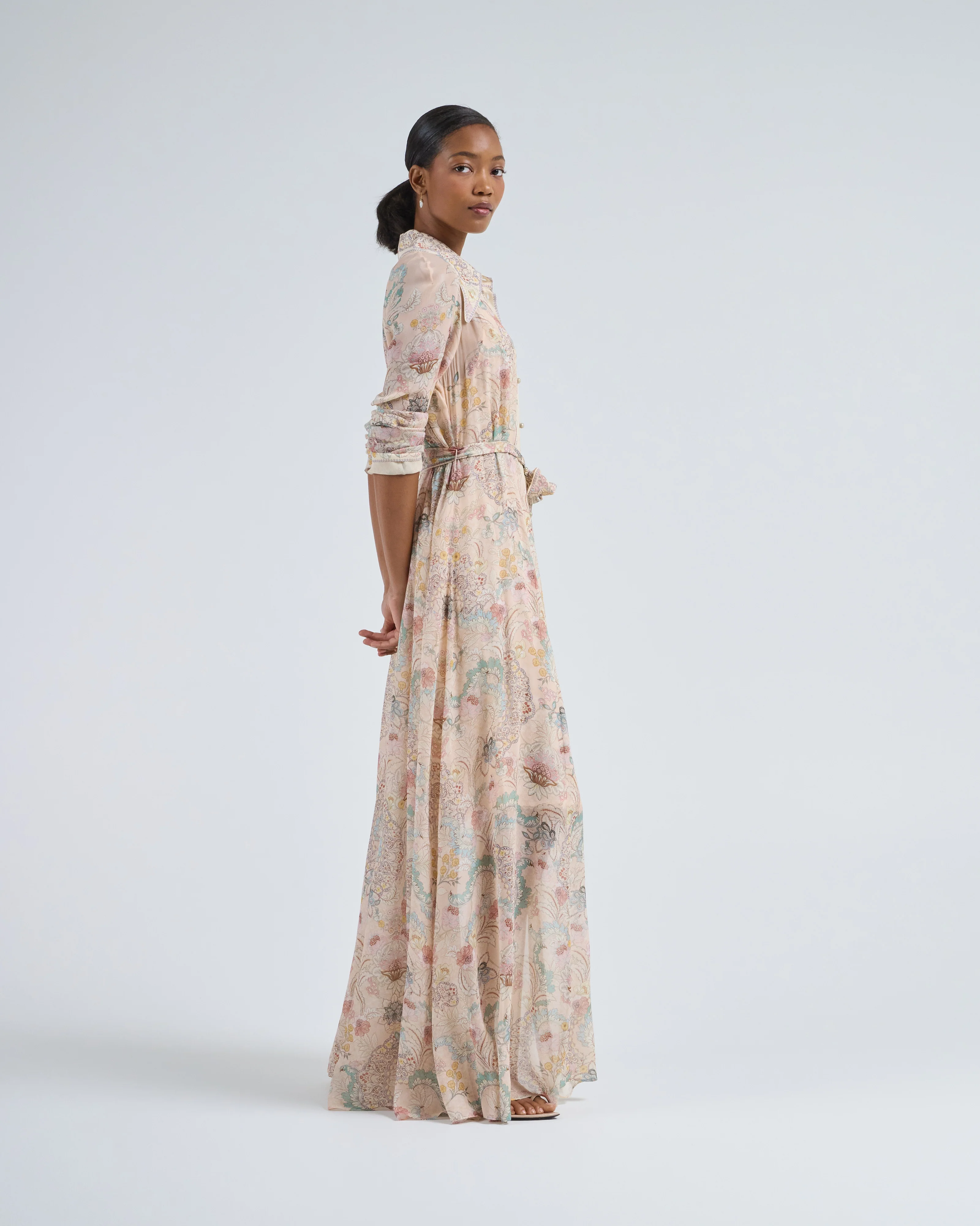rebellion pussybow shirt dress - Image 3