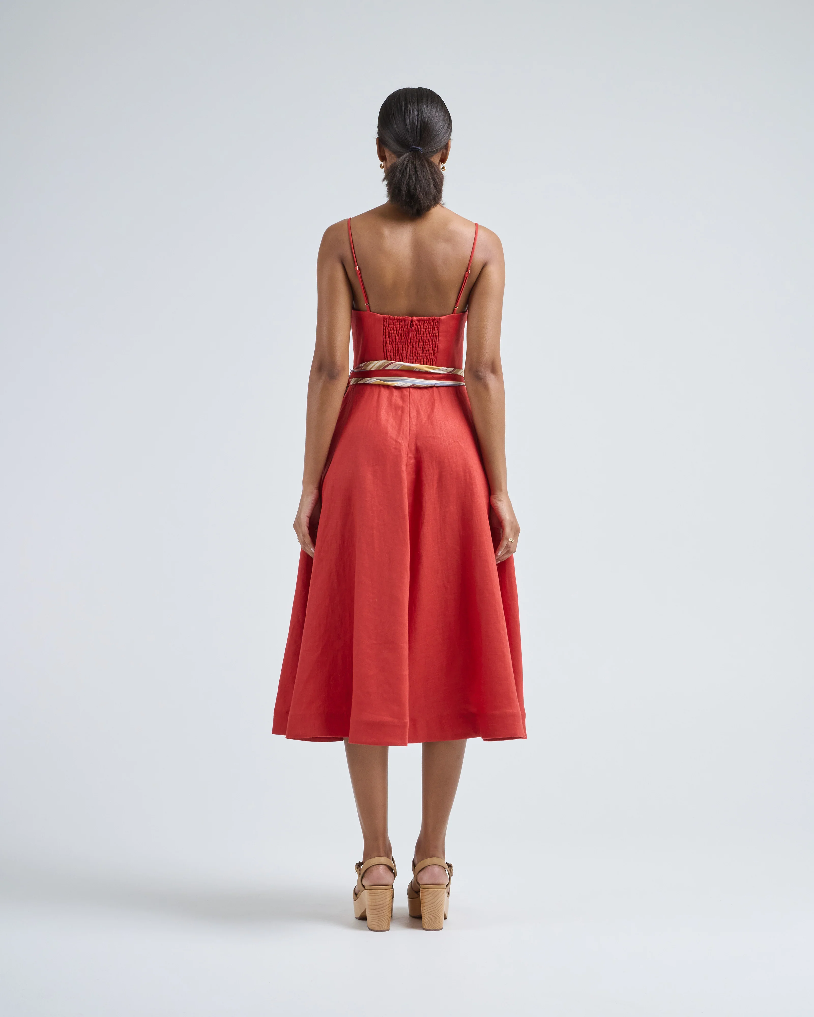 rebellion tuck midi dress - Image 5